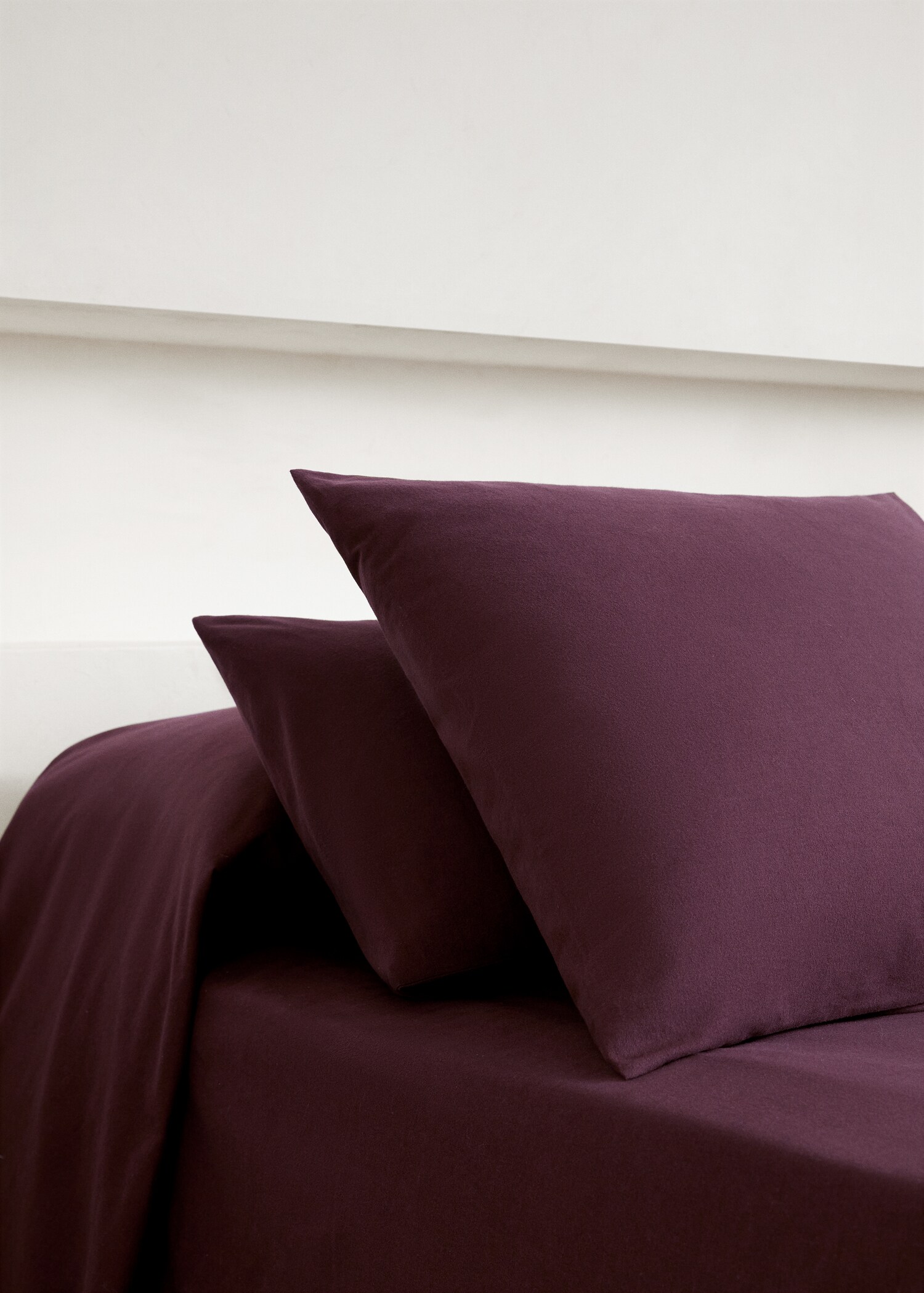 Plain flannel pillowcase 50x75cm - General plane