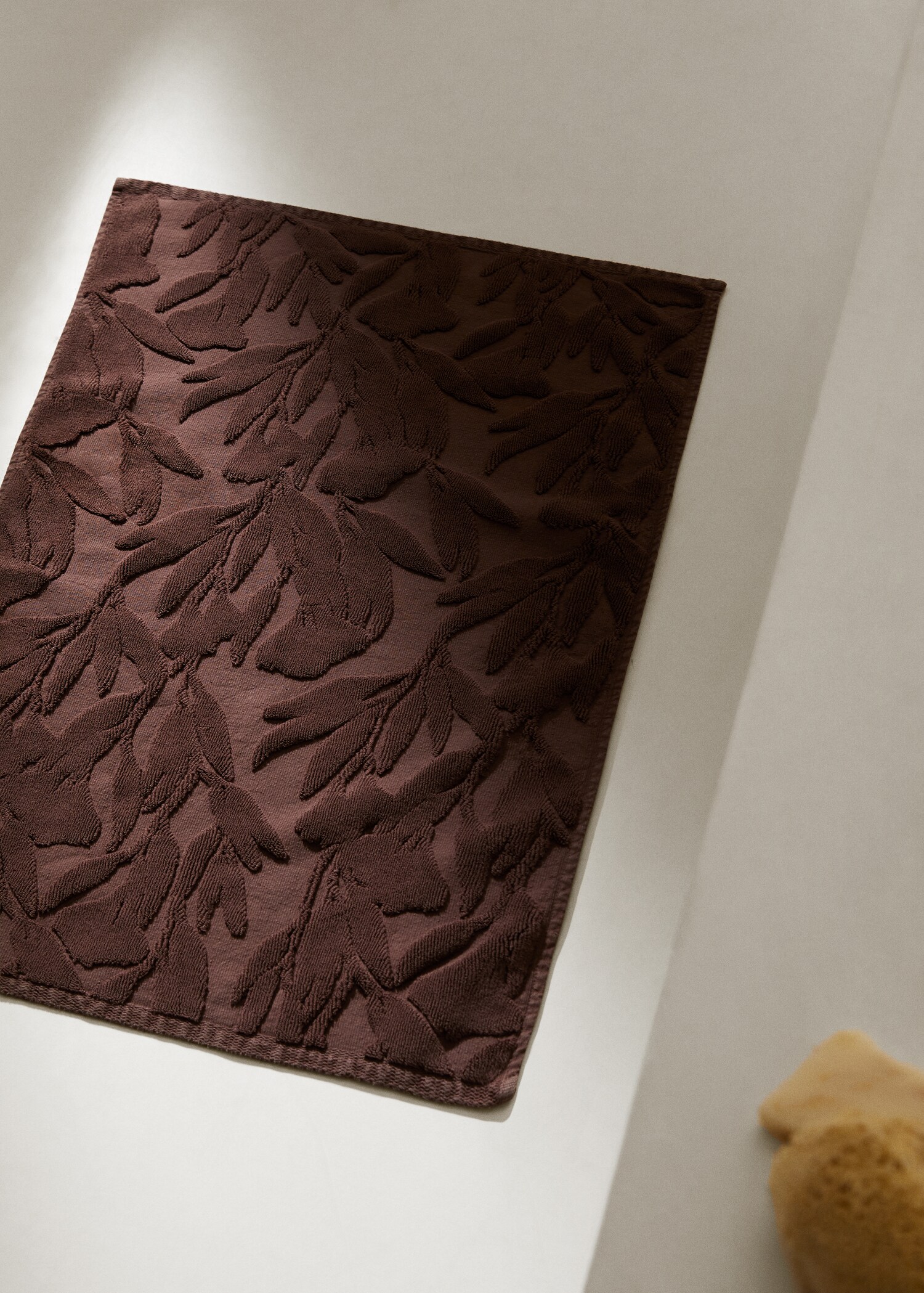 Alfombra baño 100% algodón jacquard 50x70cm - Plano general