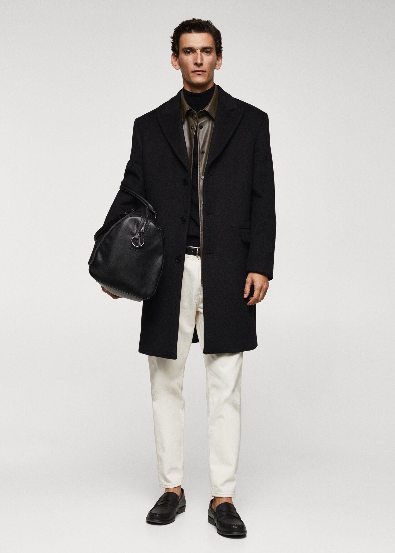  Regular fit wool coat - General plane