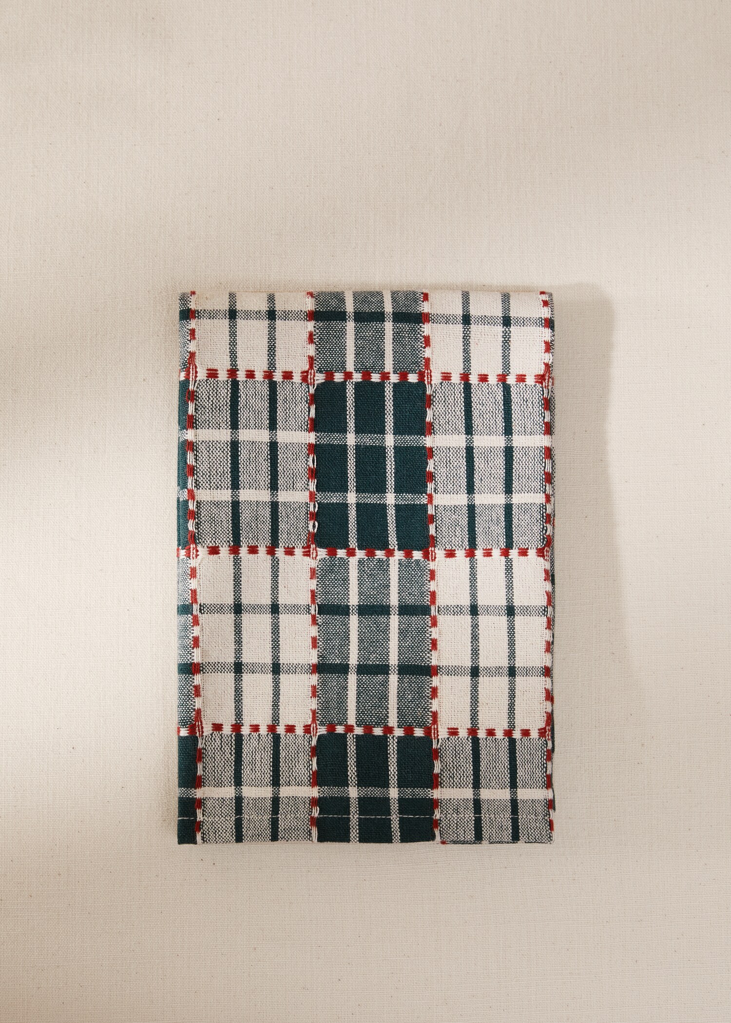 Check cotton napkin - General plane