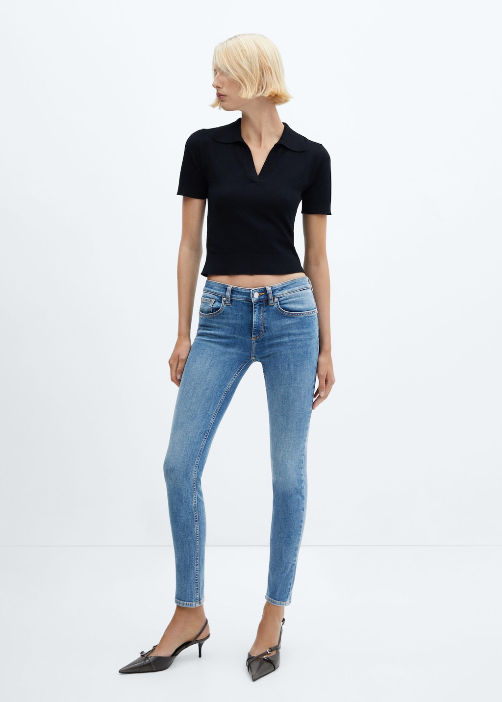 Skinny push up jeans MANGO