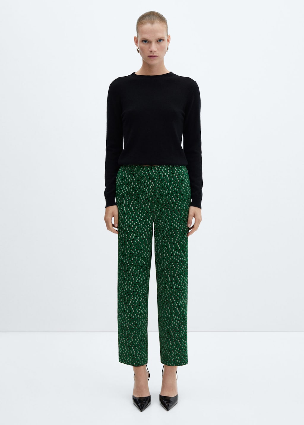 Mango pantalon fluide imprimé new arrivals