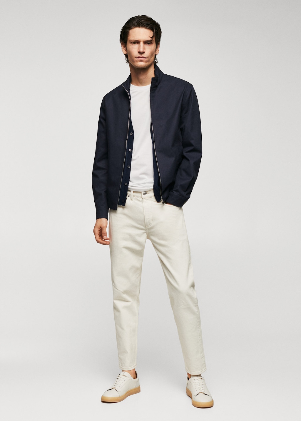 100 cotton bomber clearance jacket