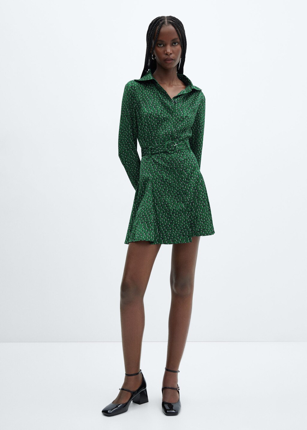 Mango sale snakeskin dress