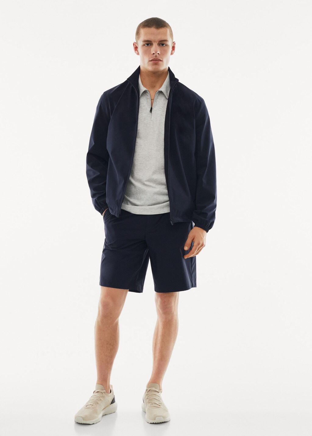 Bomber jacket cheap and shorts