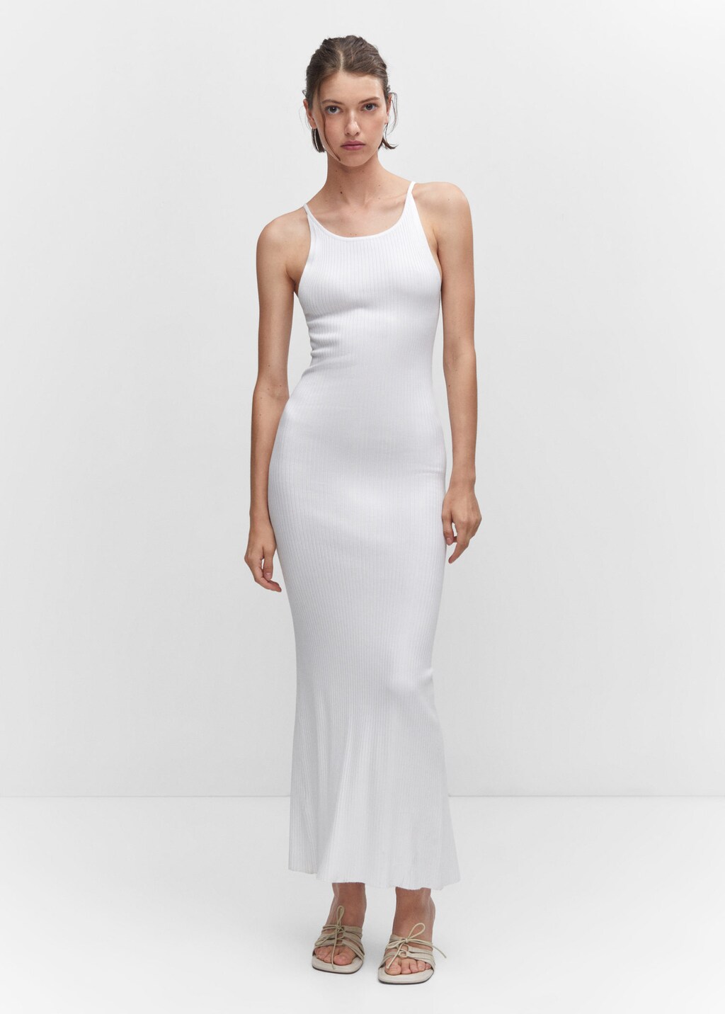 Knit slit dress cheap