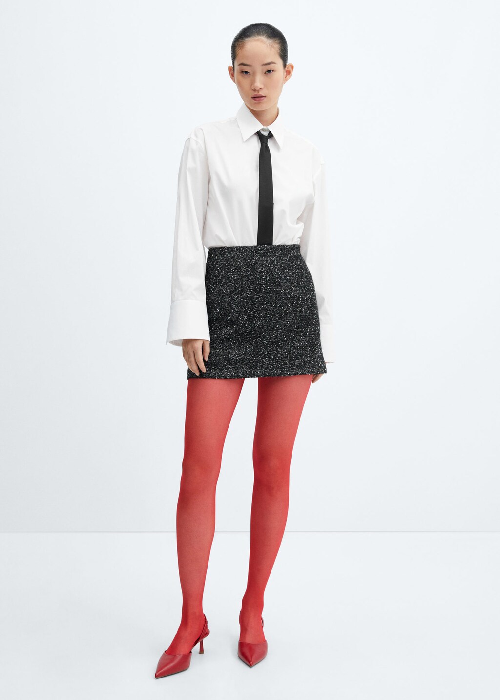 Jupe en cheap tweed chiné