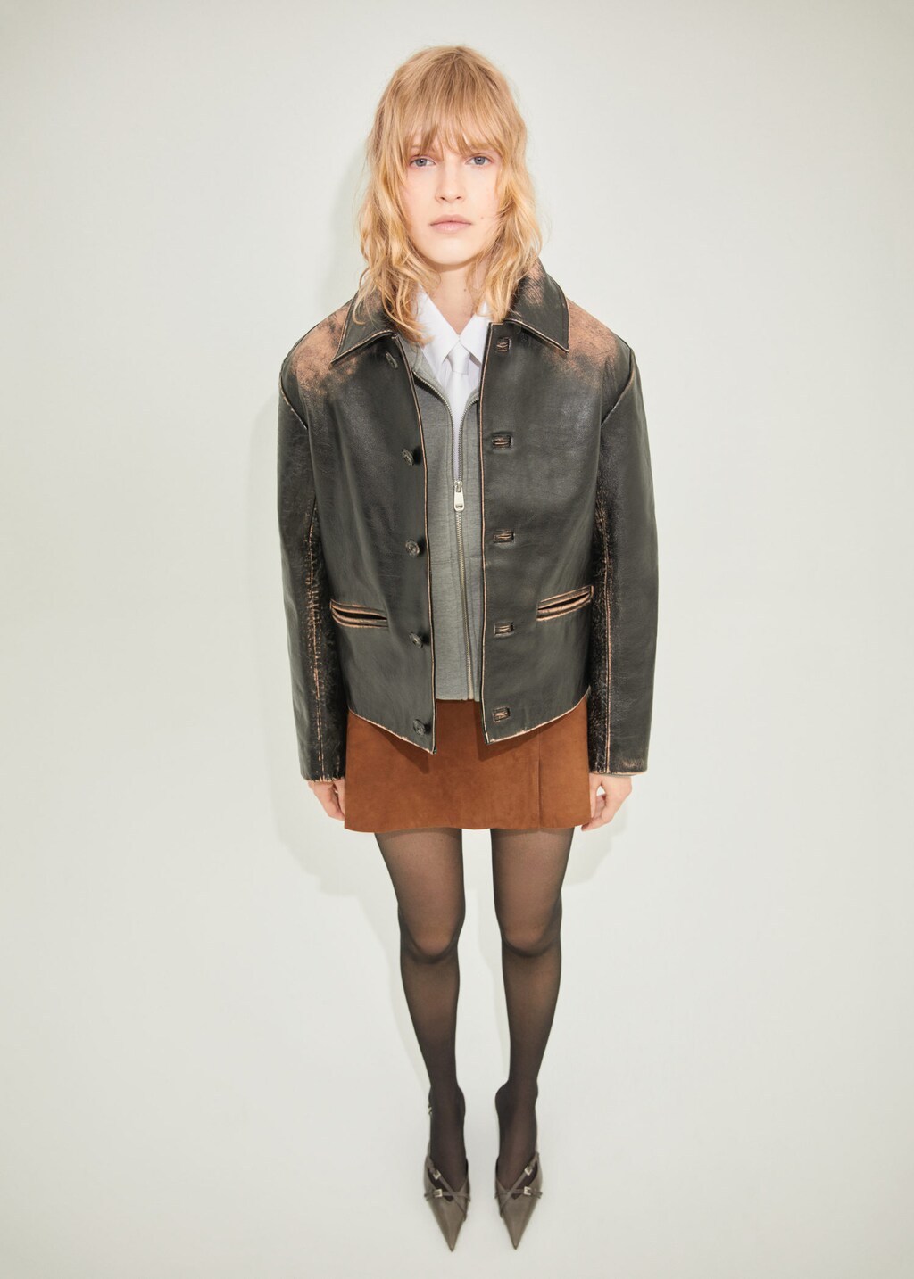 Mini jupe daim new arrivals
