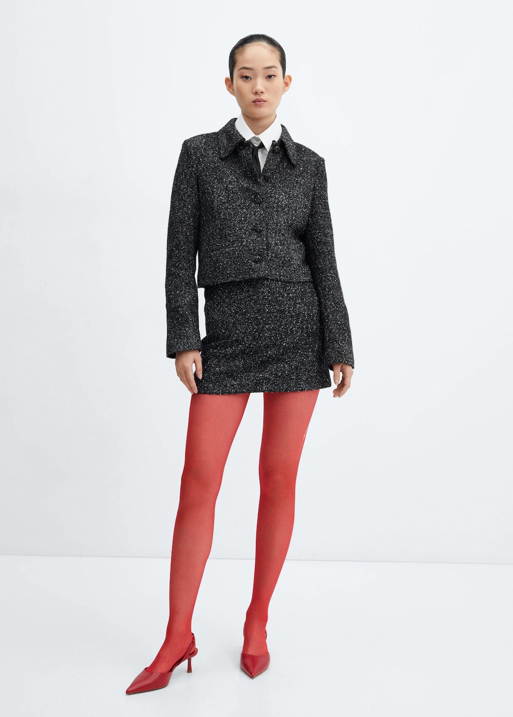 Tweed jacket mango store