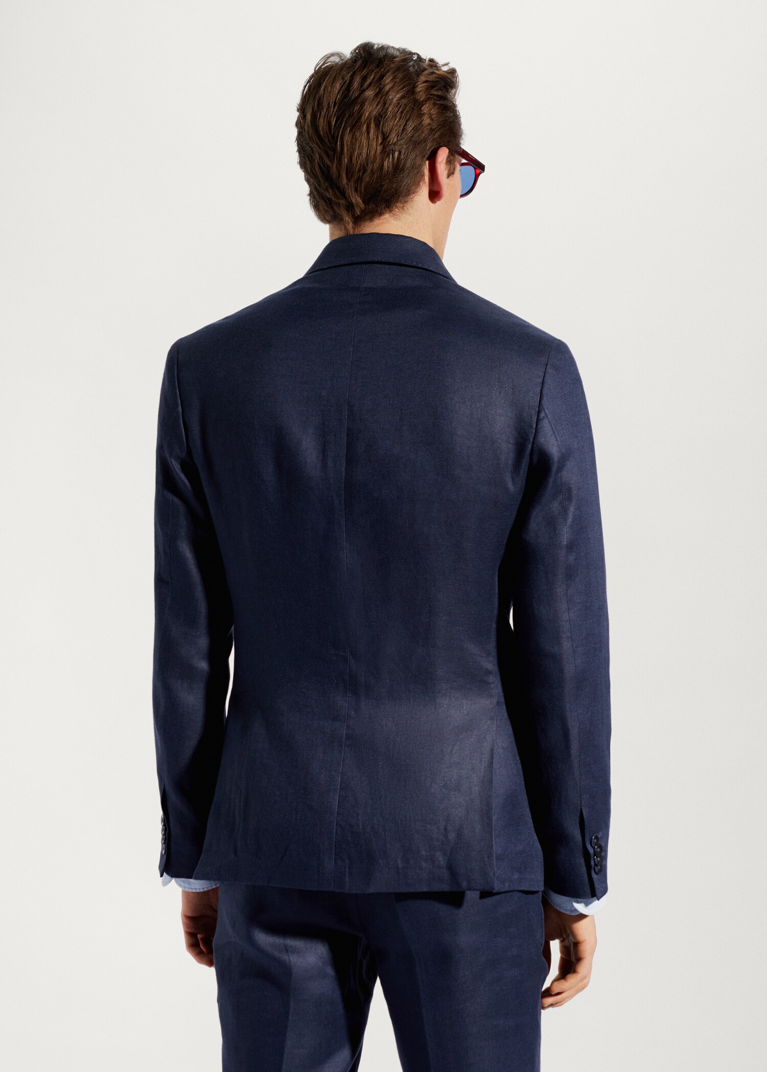 Americana traje 100% lino  - Reverso del artículo