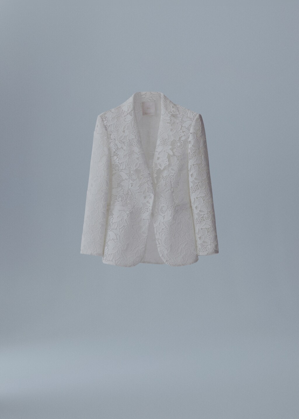 Guipure suit blazer