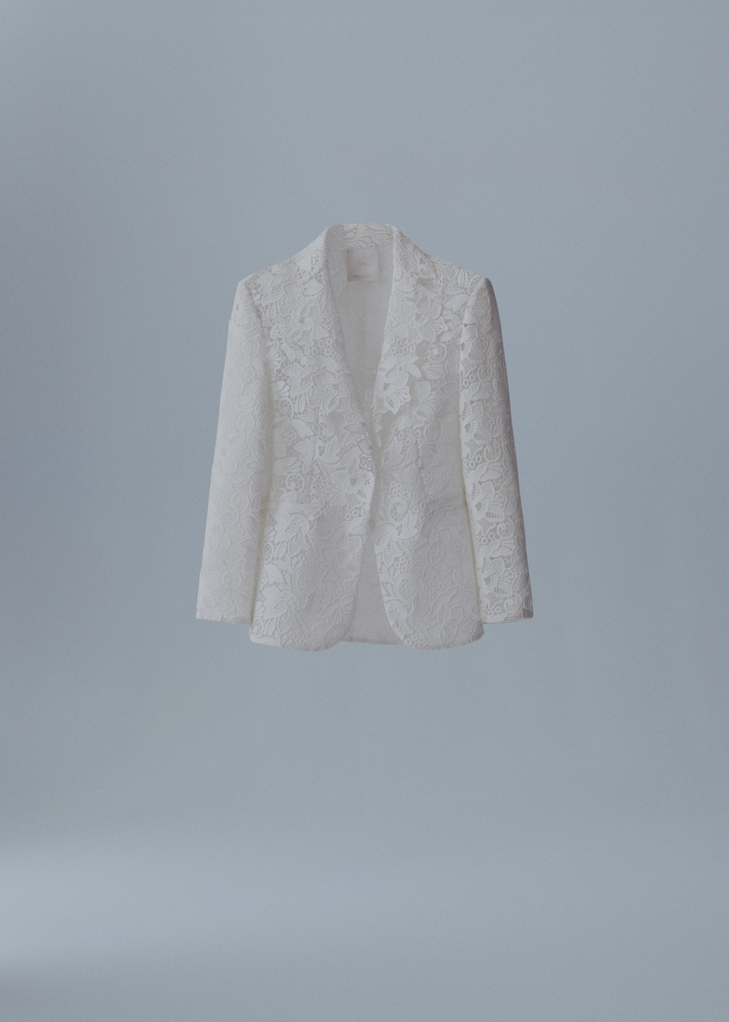 Guipure suit blazer