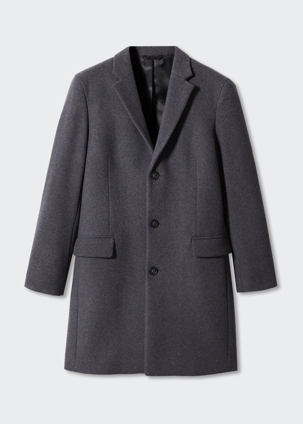Long recycled wool coat - Men | MANGO Georgia Long recycled wool coat - Men | MANGO Georgia