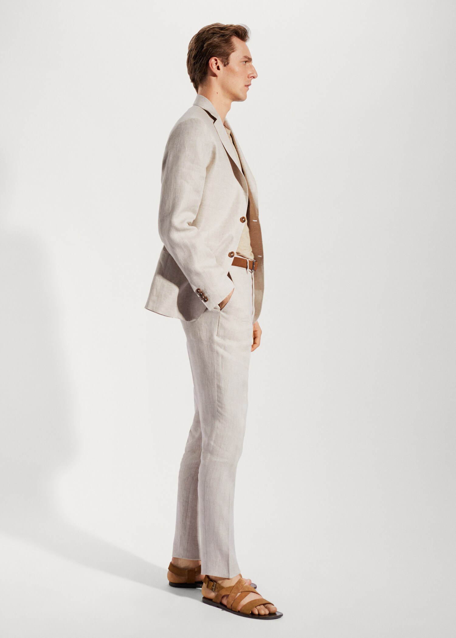 Americana traje 100% lino - Detalle del artículo 3