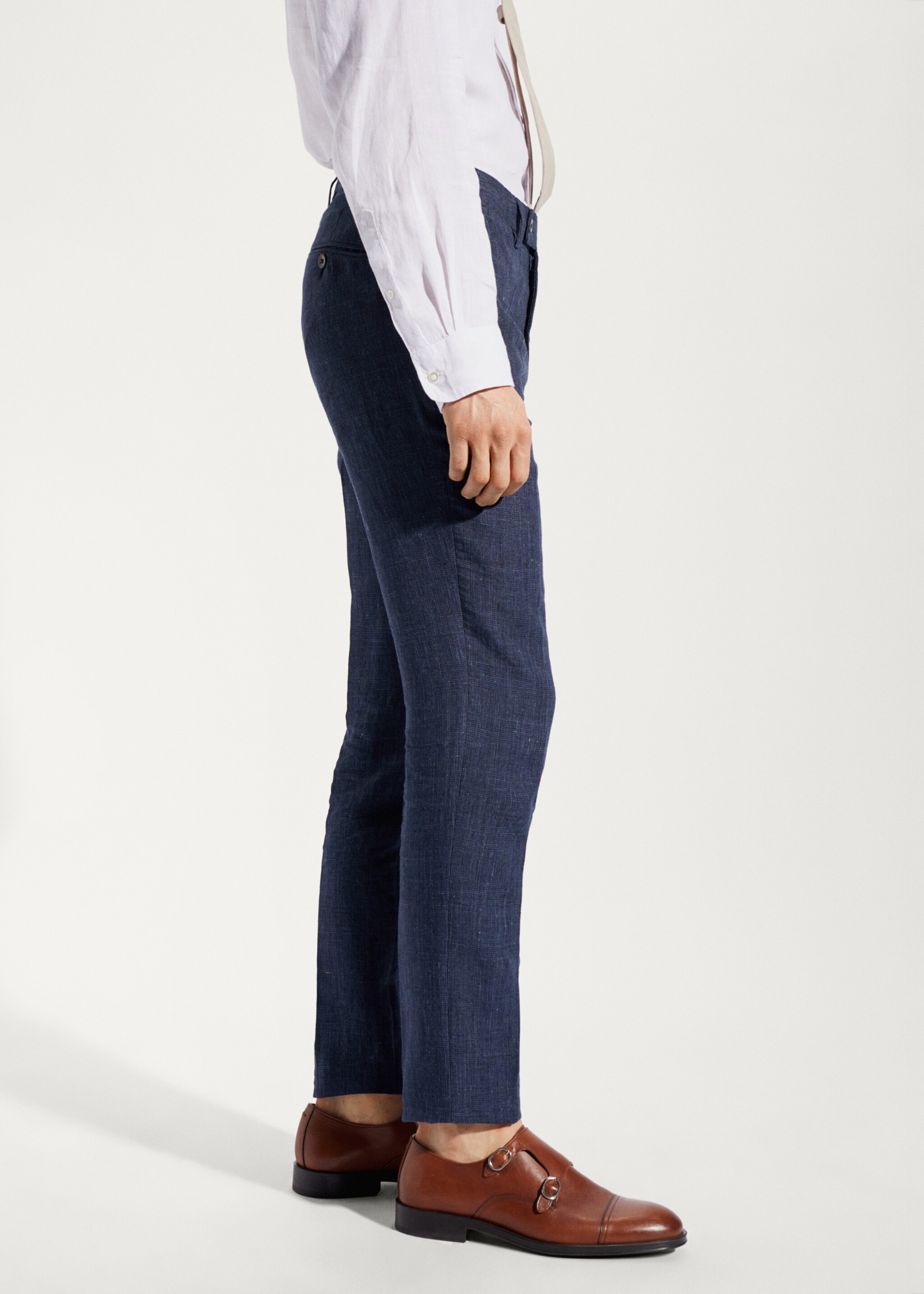 Pantalón traje 100% lino - Detalle del artículo 3