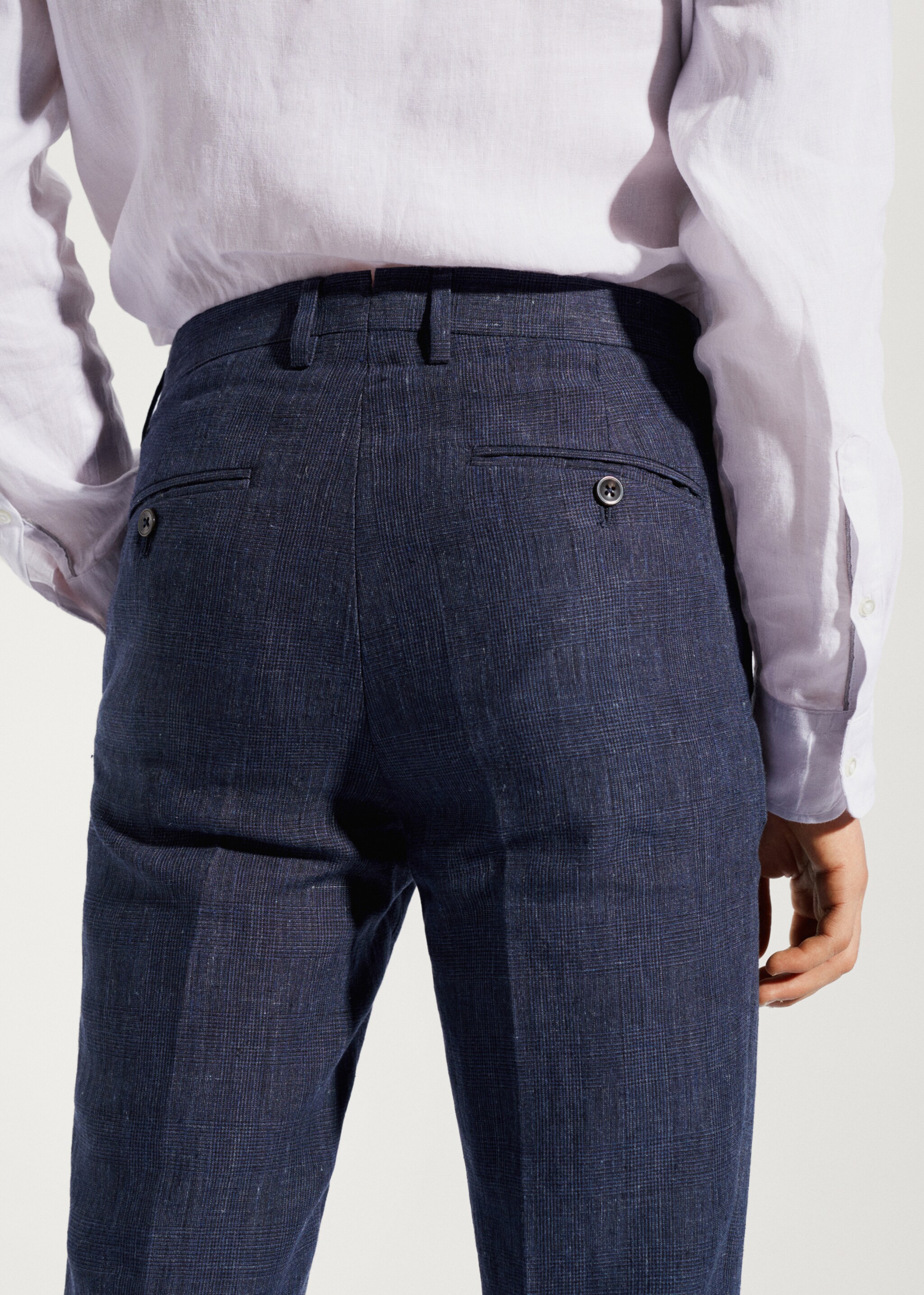 Pantalón traje 100% lino - Detalle del artículo 4