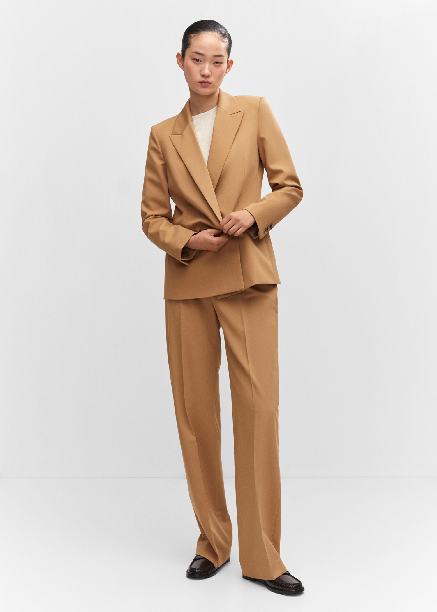 Veste de costume double boutonnage - Plan général
