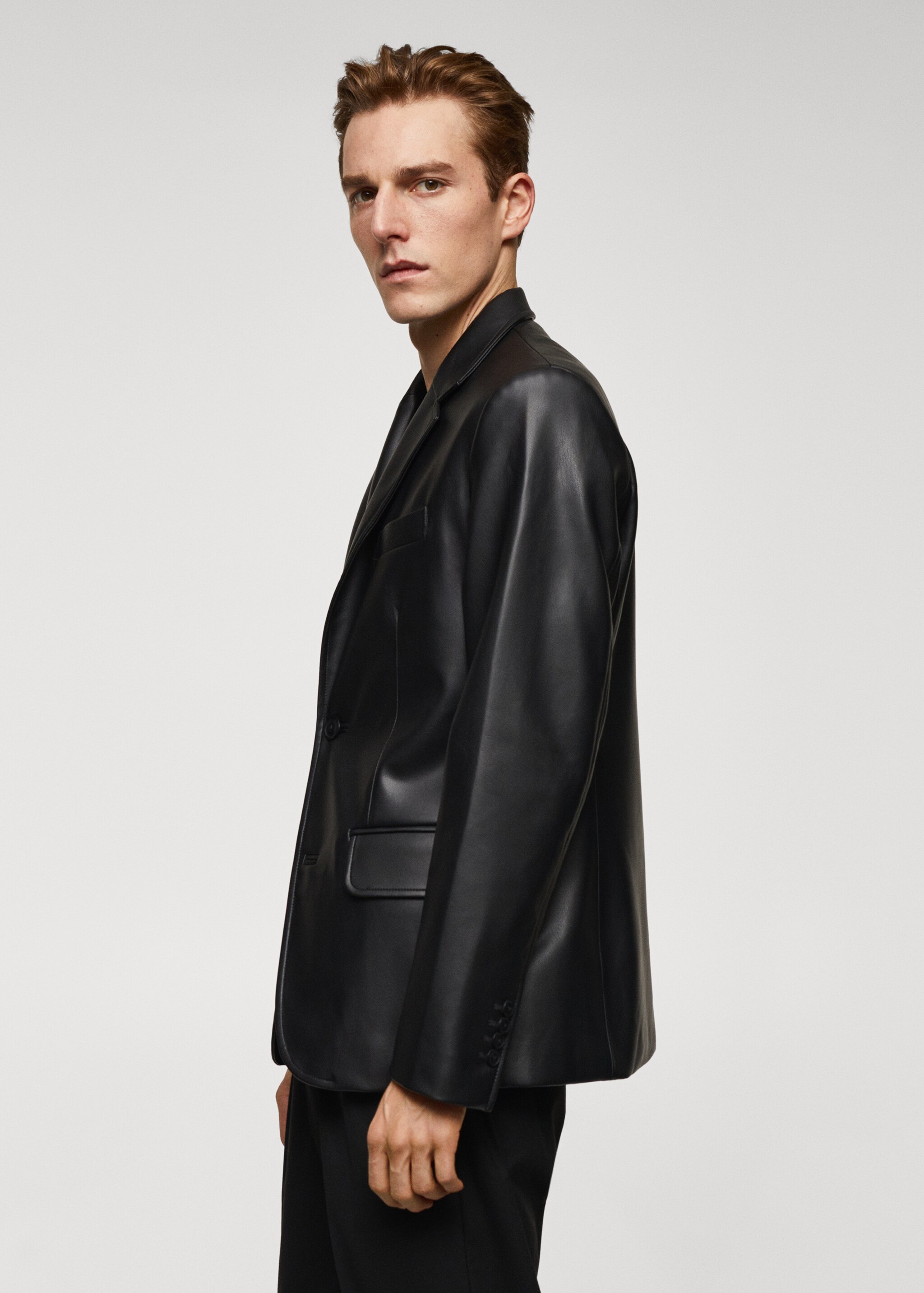 Leather-effect jacket - Details of the article 2