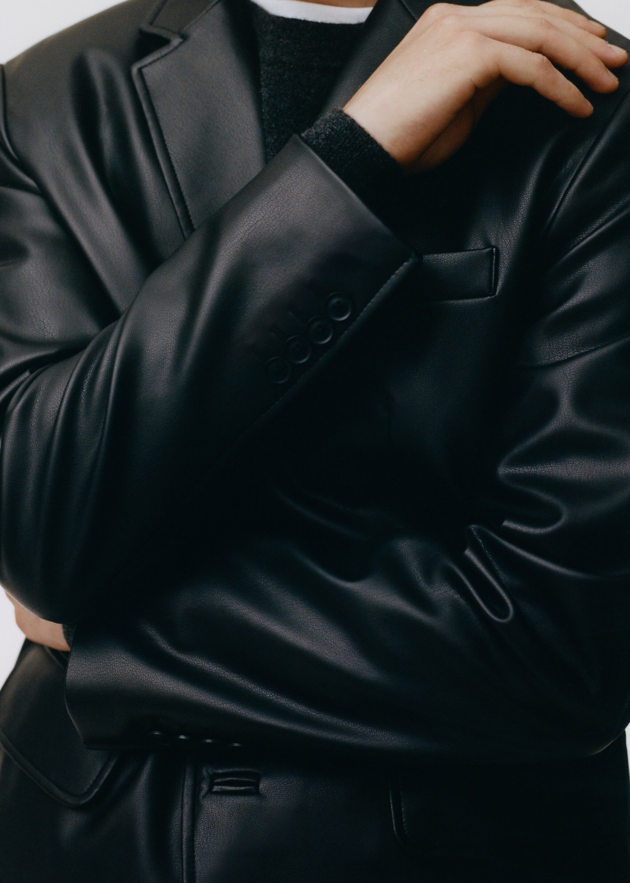 Leather-effect jacket - Details of the article 6