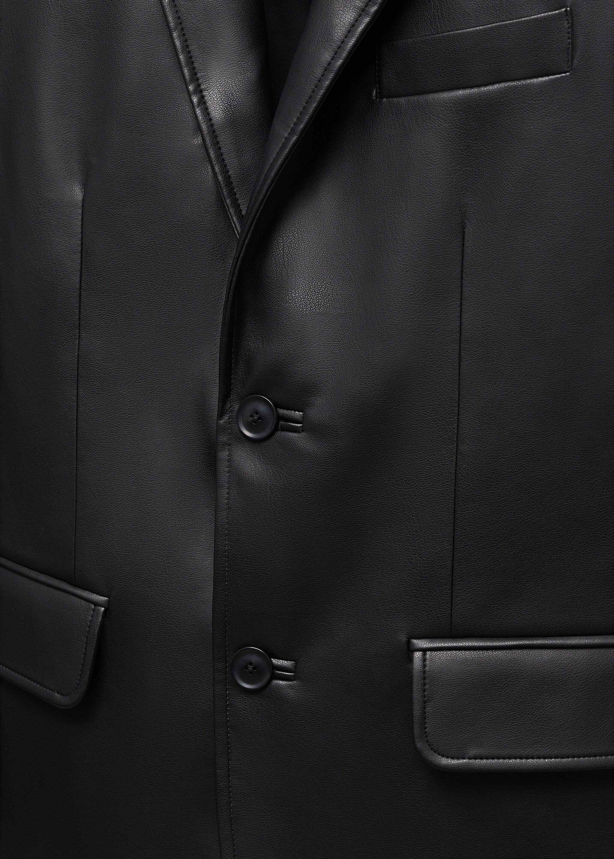 Leather-effect jacket - Details of the article 8