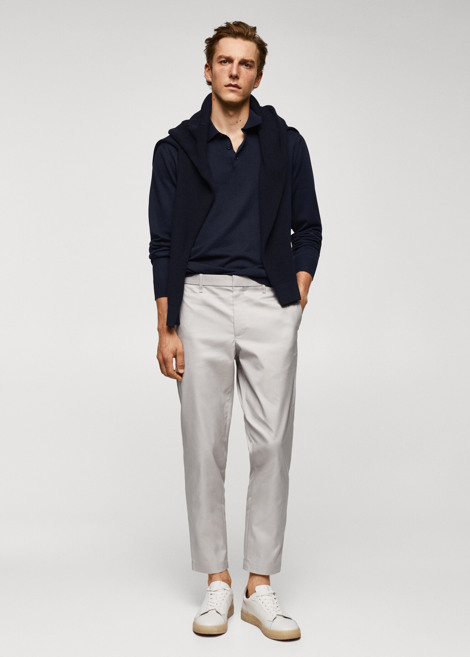 Pantalón slim fit algodón - Plano general