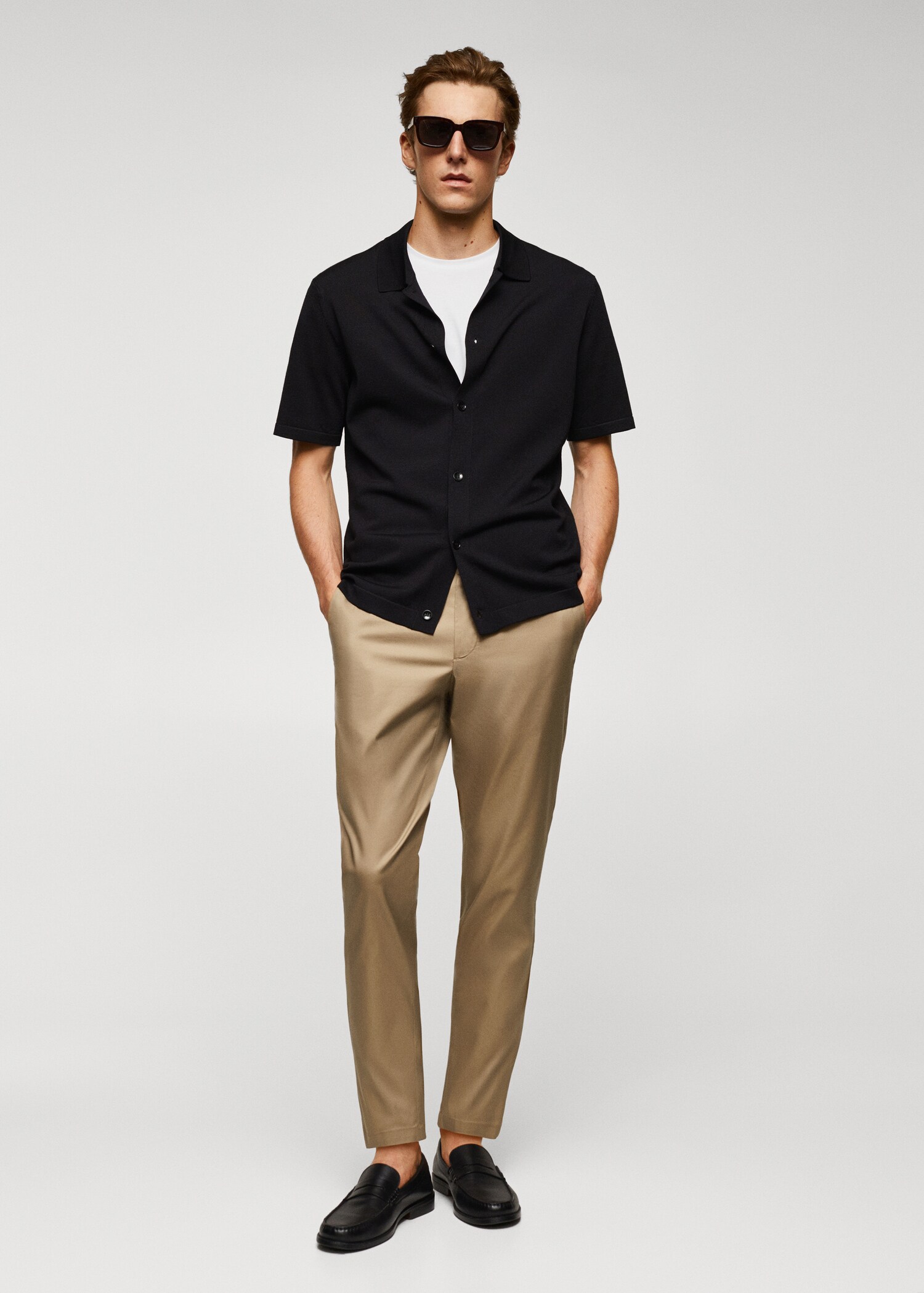 Pantalón slim fit algodón - Plano general