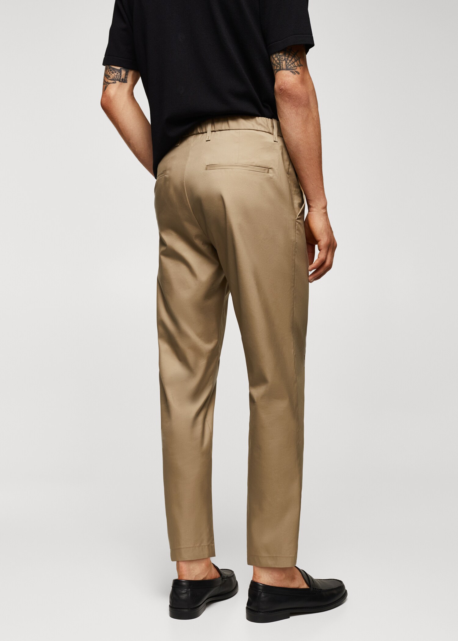 Pantalón slim fit algodón - Reverso del artículo