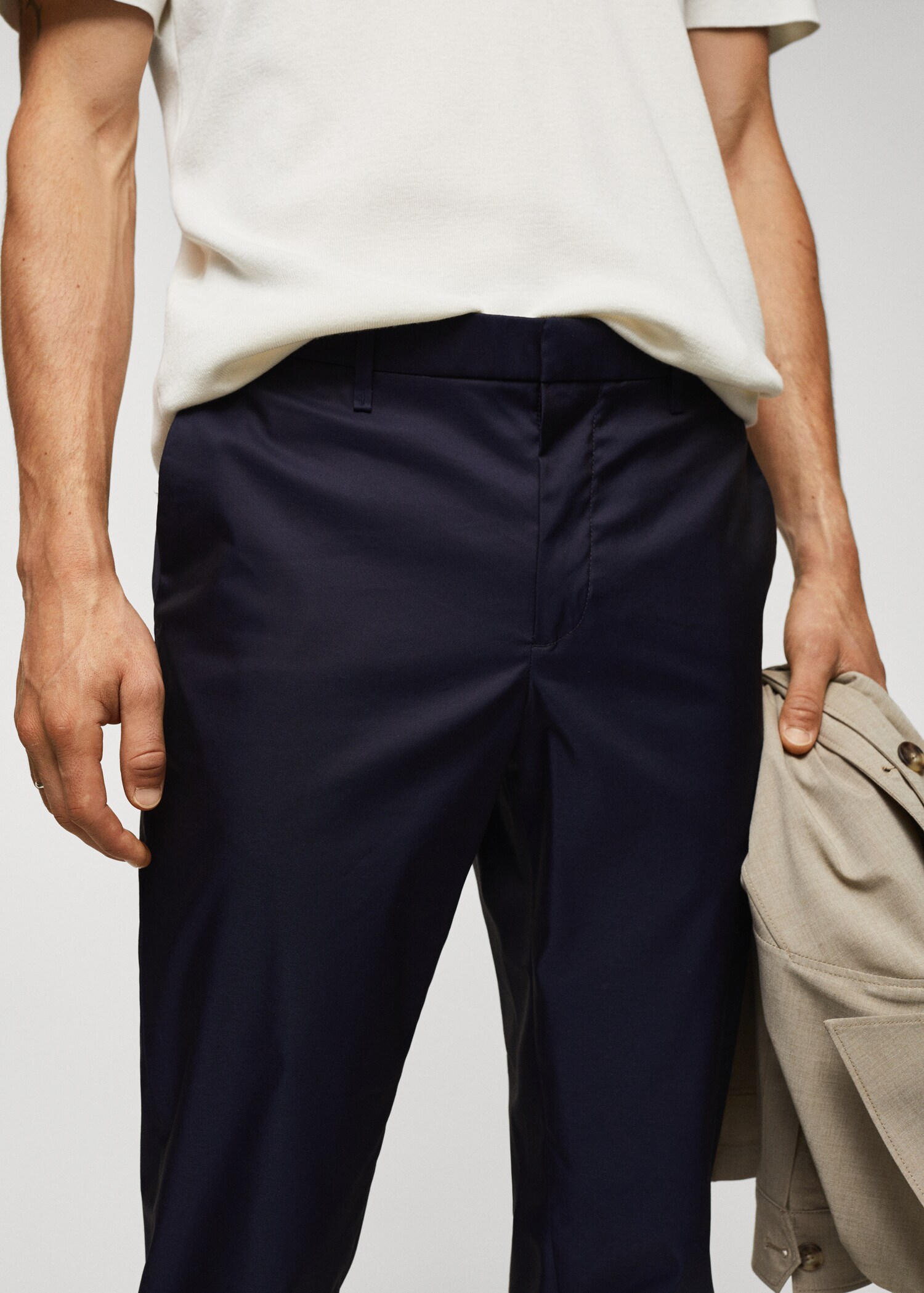 Pantalons slim fit cotó - Detalle del artículo 3