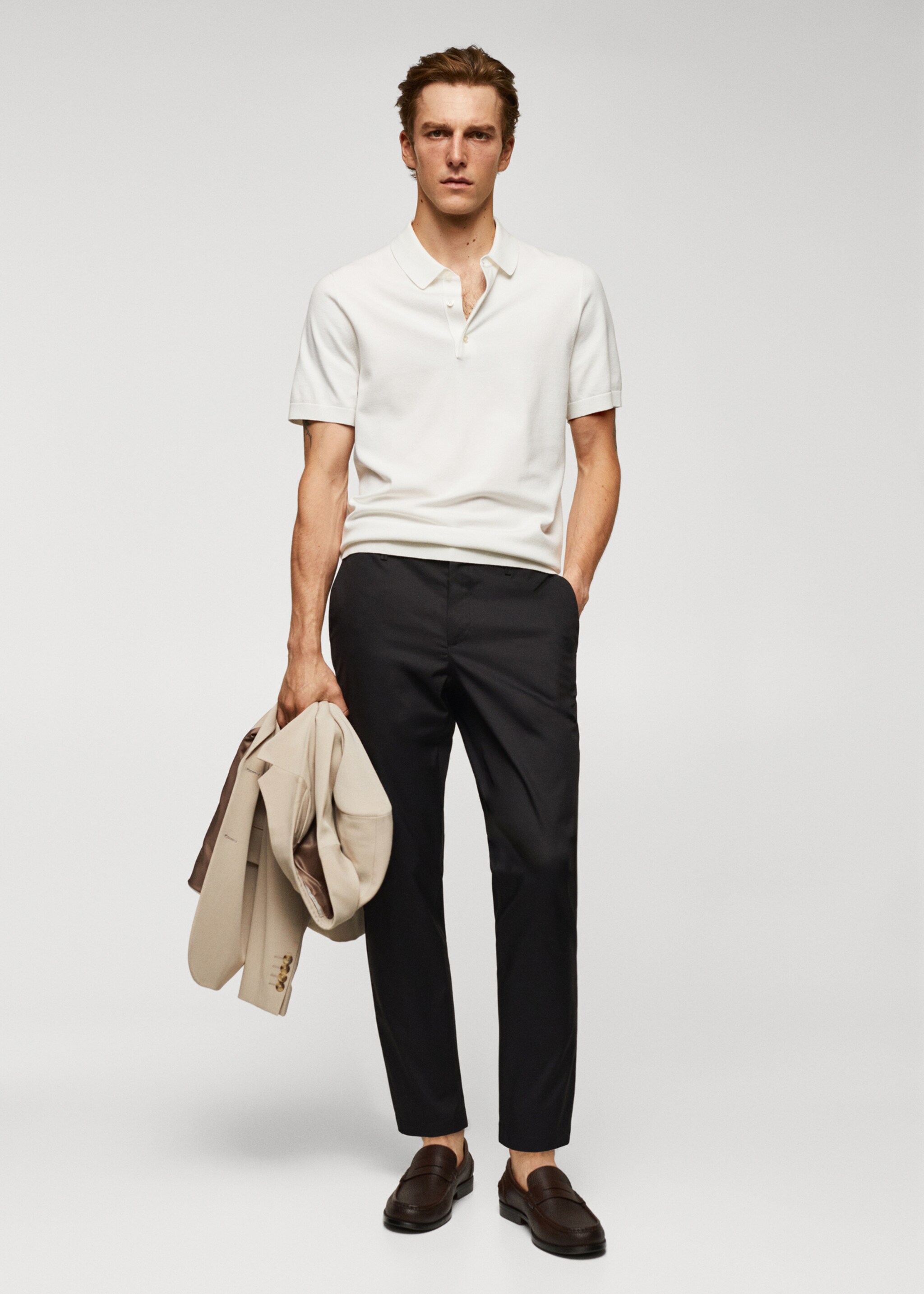 Pantalón slim fit algodón - Plano general