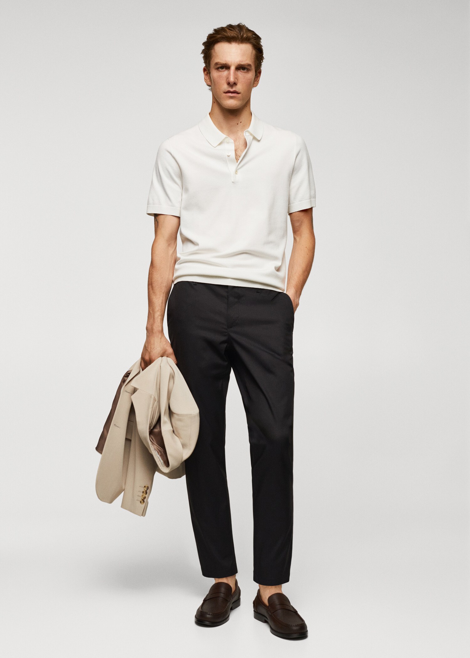 Pantalón slim fit algodón - Plano general