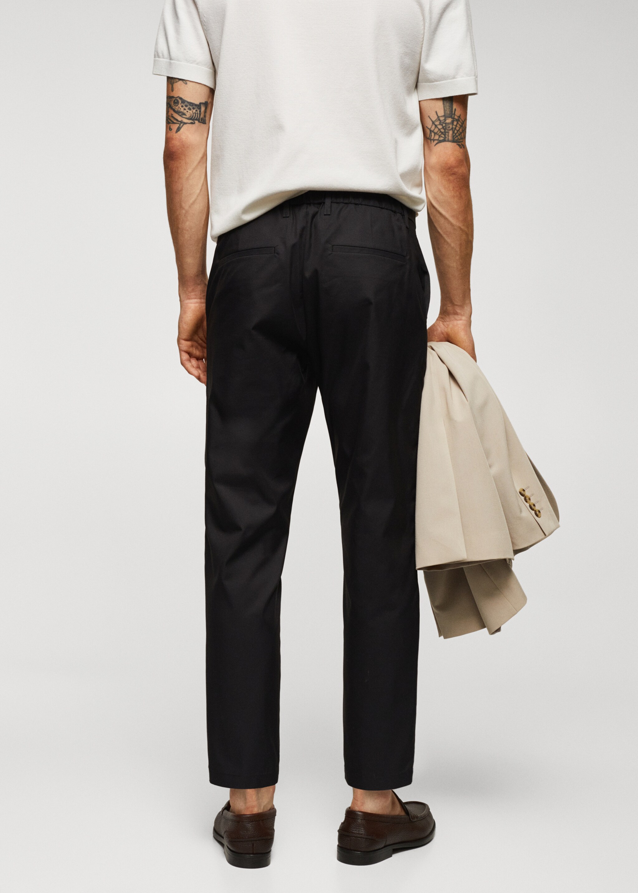 Pantalón slim fit algodón - Reverso del artículo