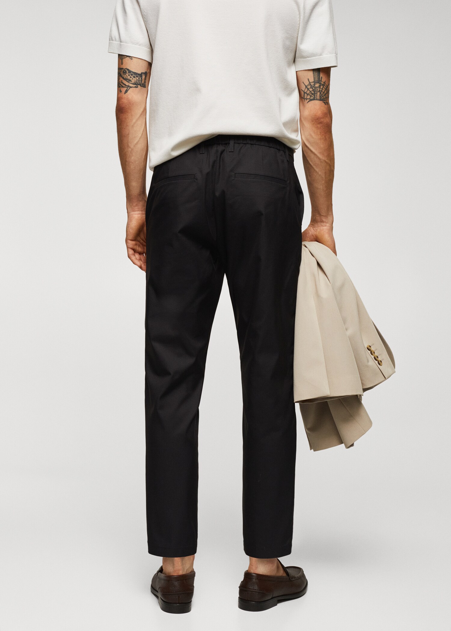 Pantalón slim fit algodón - Reverso del artículo