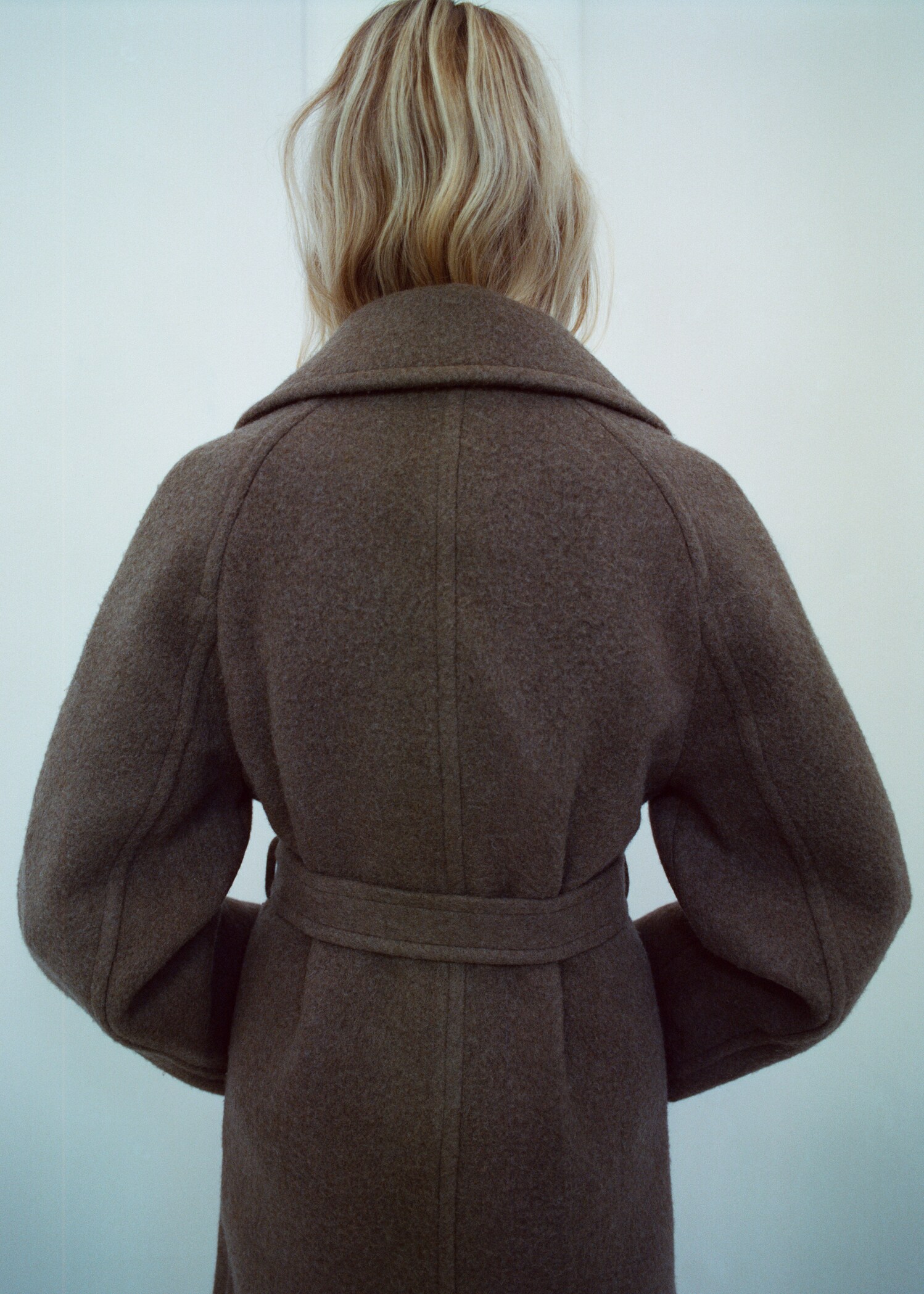 Double-breasted Manteco wool coat - Details of the article 7