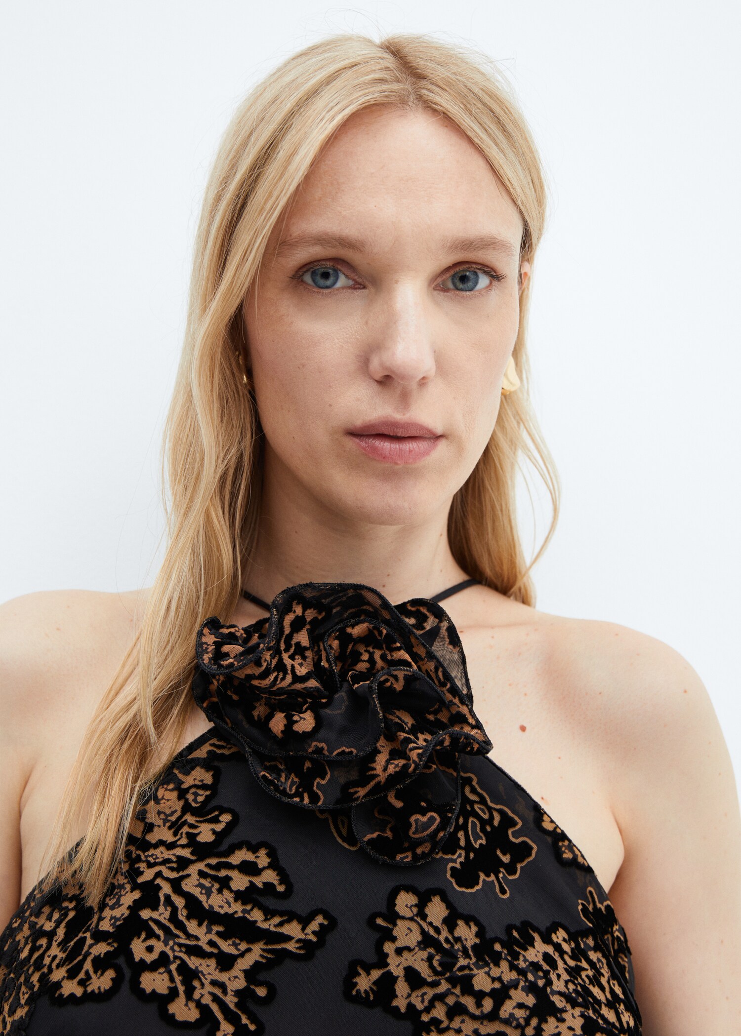 Textured jacquard dress - Details of the article 3