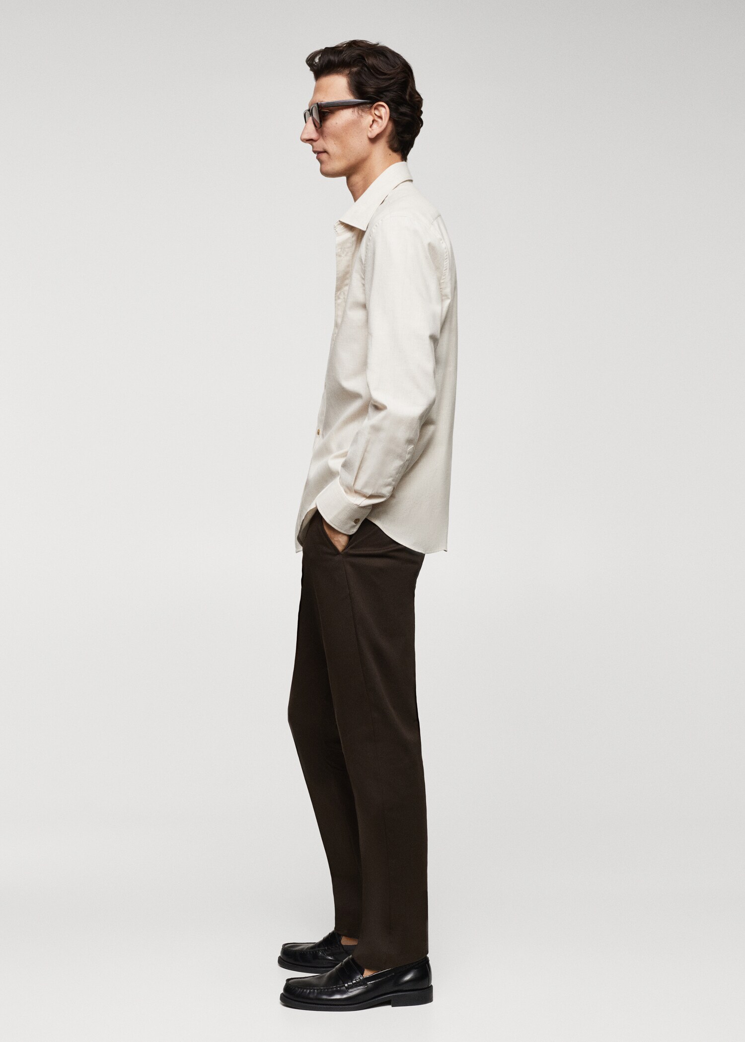 100% cotton fil-a-fil shirt - Details of the article 2