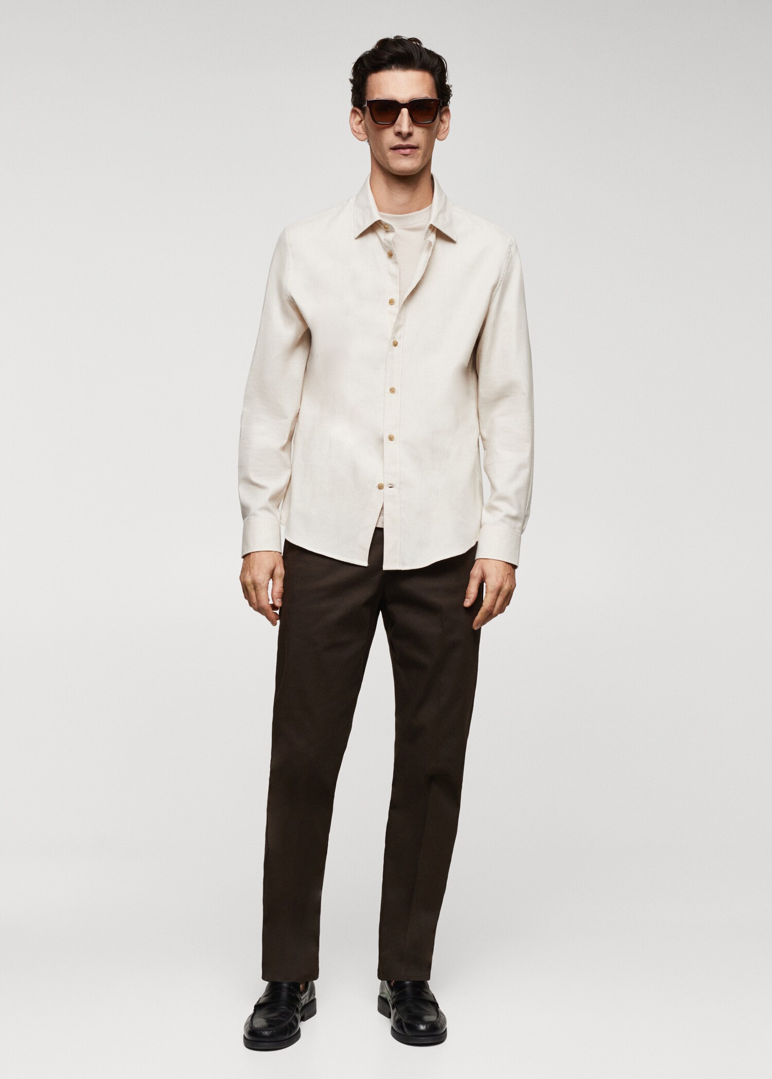 100% cotton fil-a-fil shirt - General plane