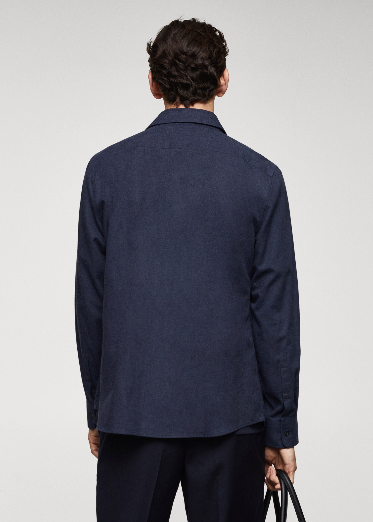 100% cotton fil-a-fil shirt - Reverse of the article