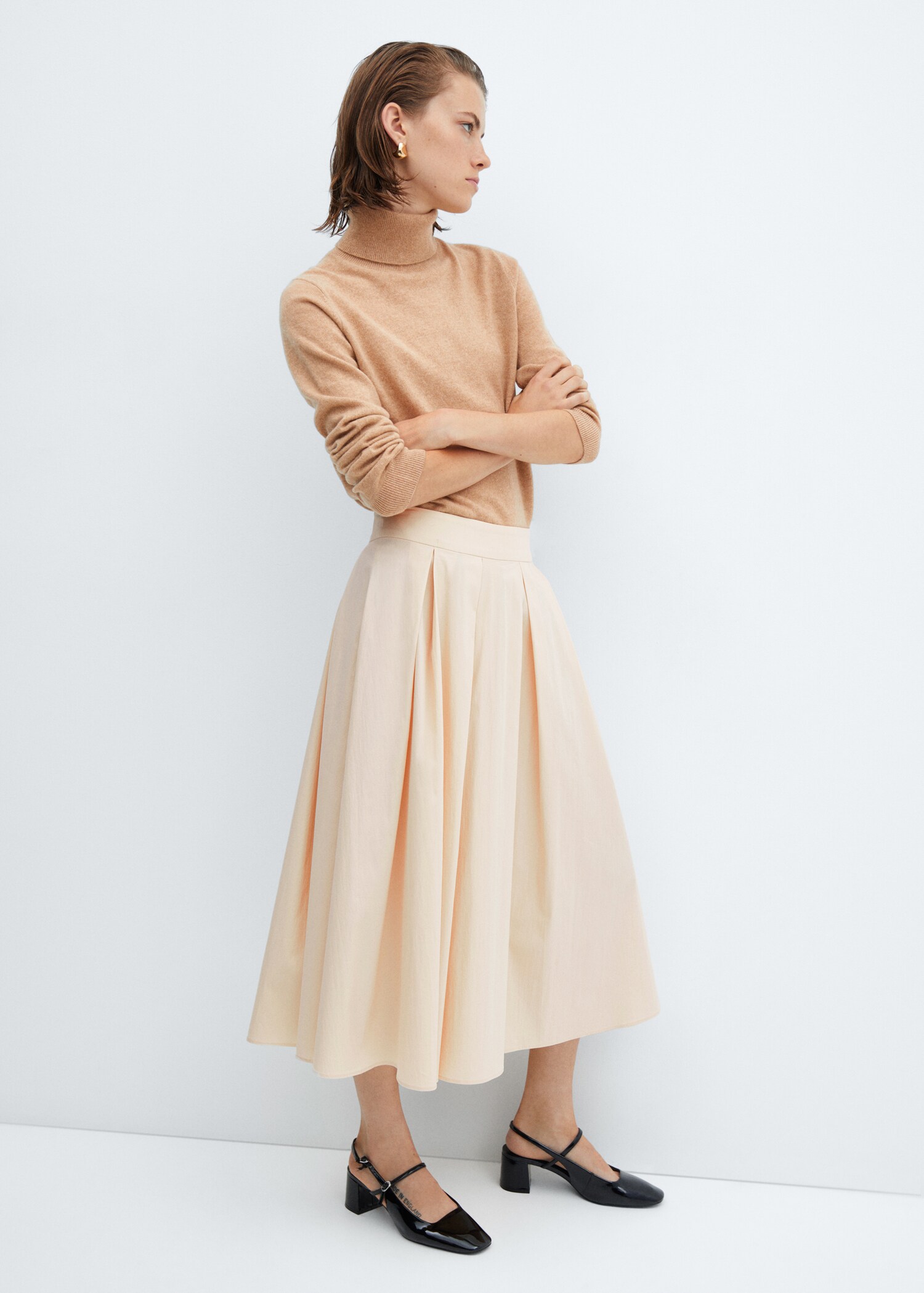 Pleated midi skirt - Details of the article 2