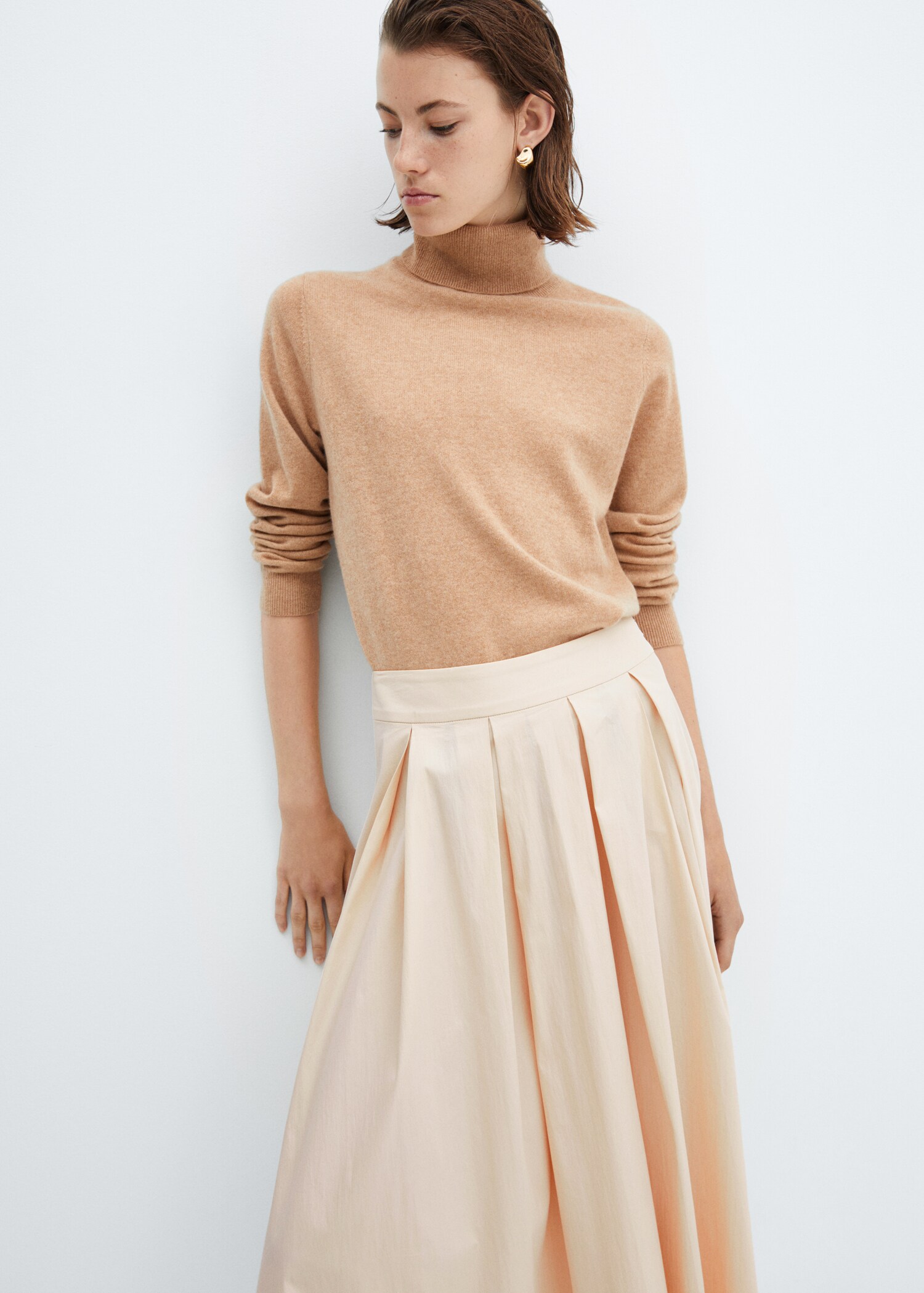 Pleated midi skirt - Details of the article 3