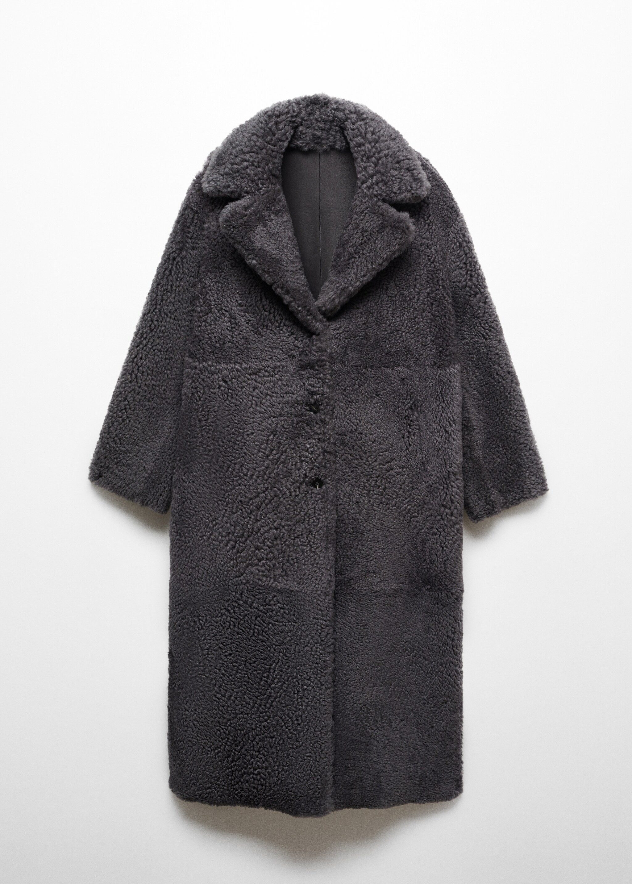 Reversible sheepskin fur-effect coat - Articol fără model