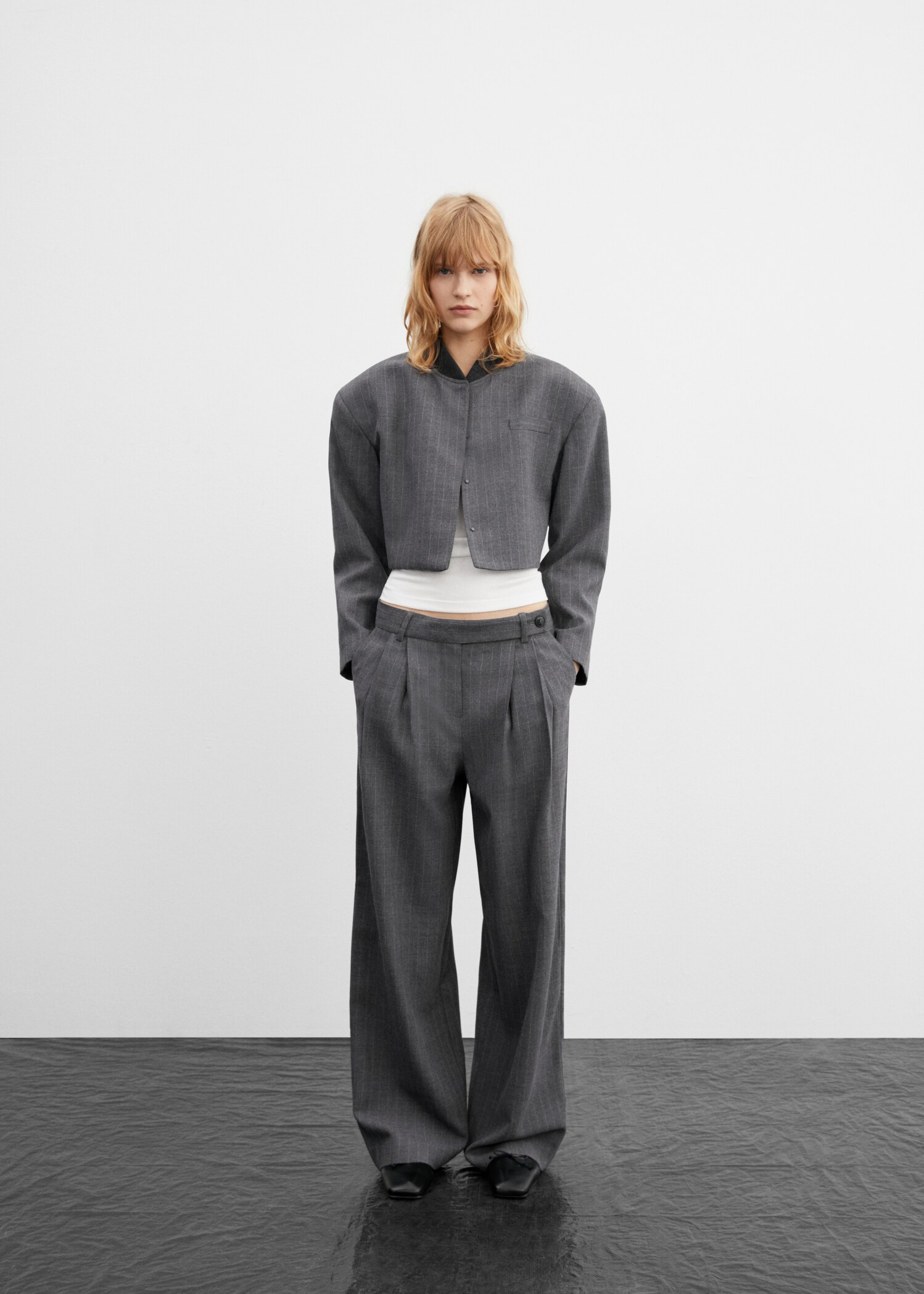 Padded shoulder jacket - General plane