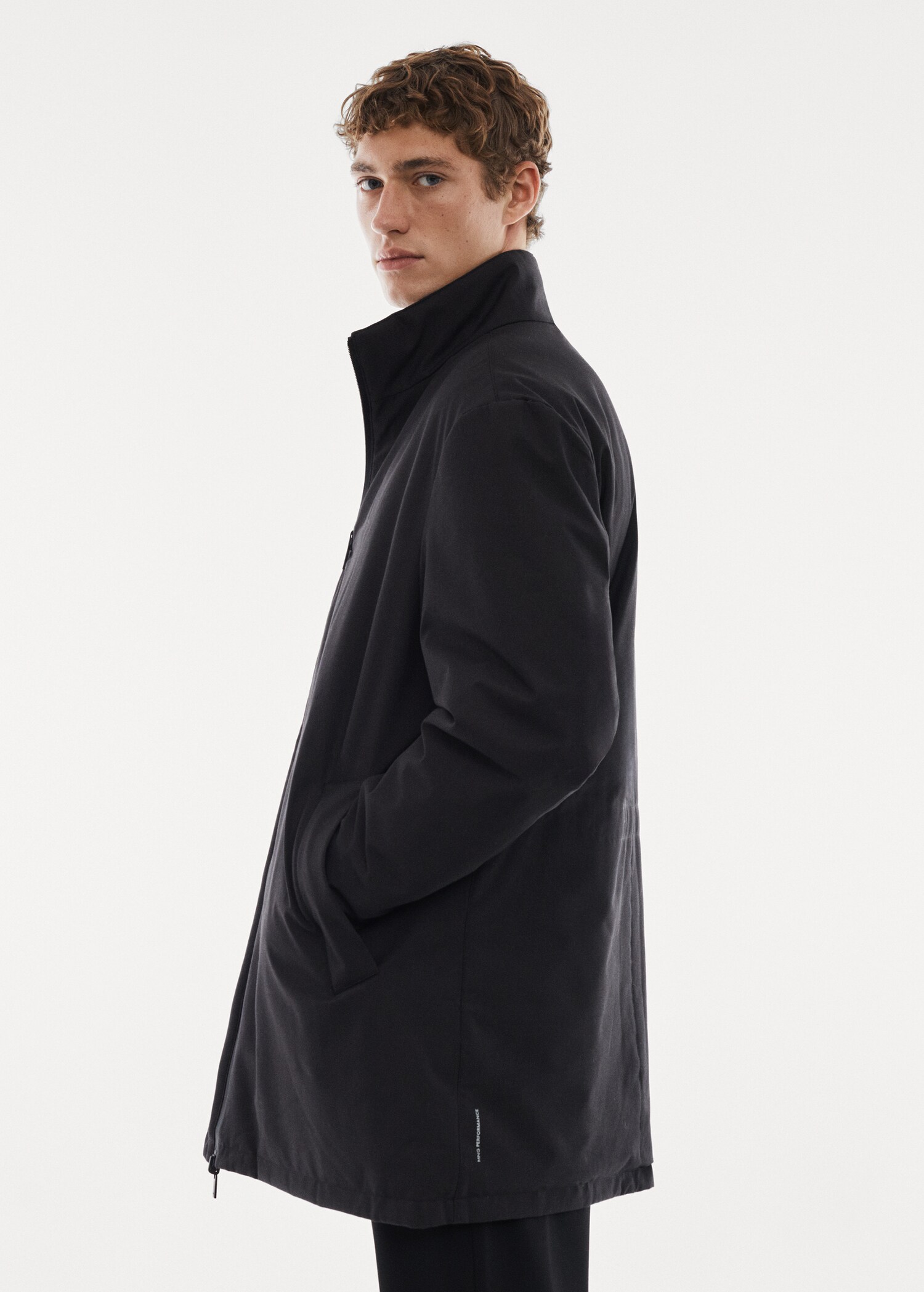Reversible water-repellent quilted parka - Details of the article 2