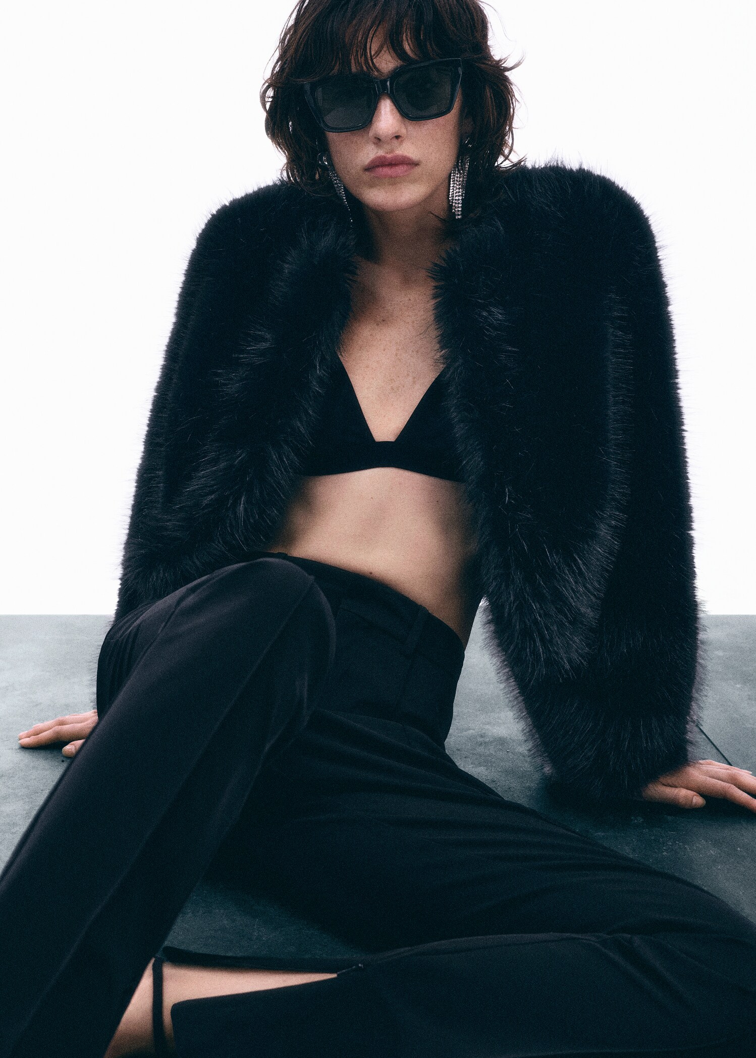 Fur effect jacket - Details of the article 6