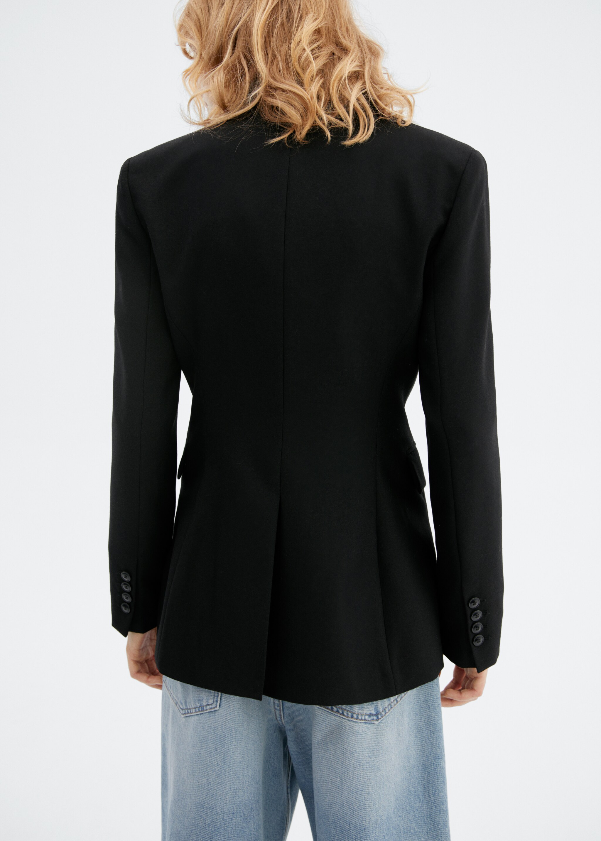 Double-breasted suit jacket - Reverse of the article