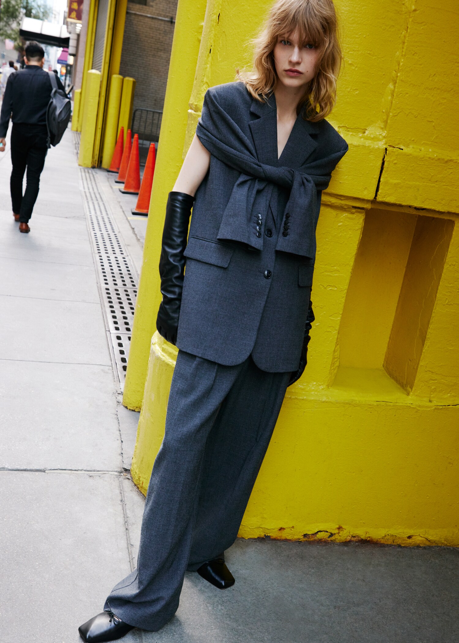 Blazer met open ritsmouw - Detail van het artikel 6
