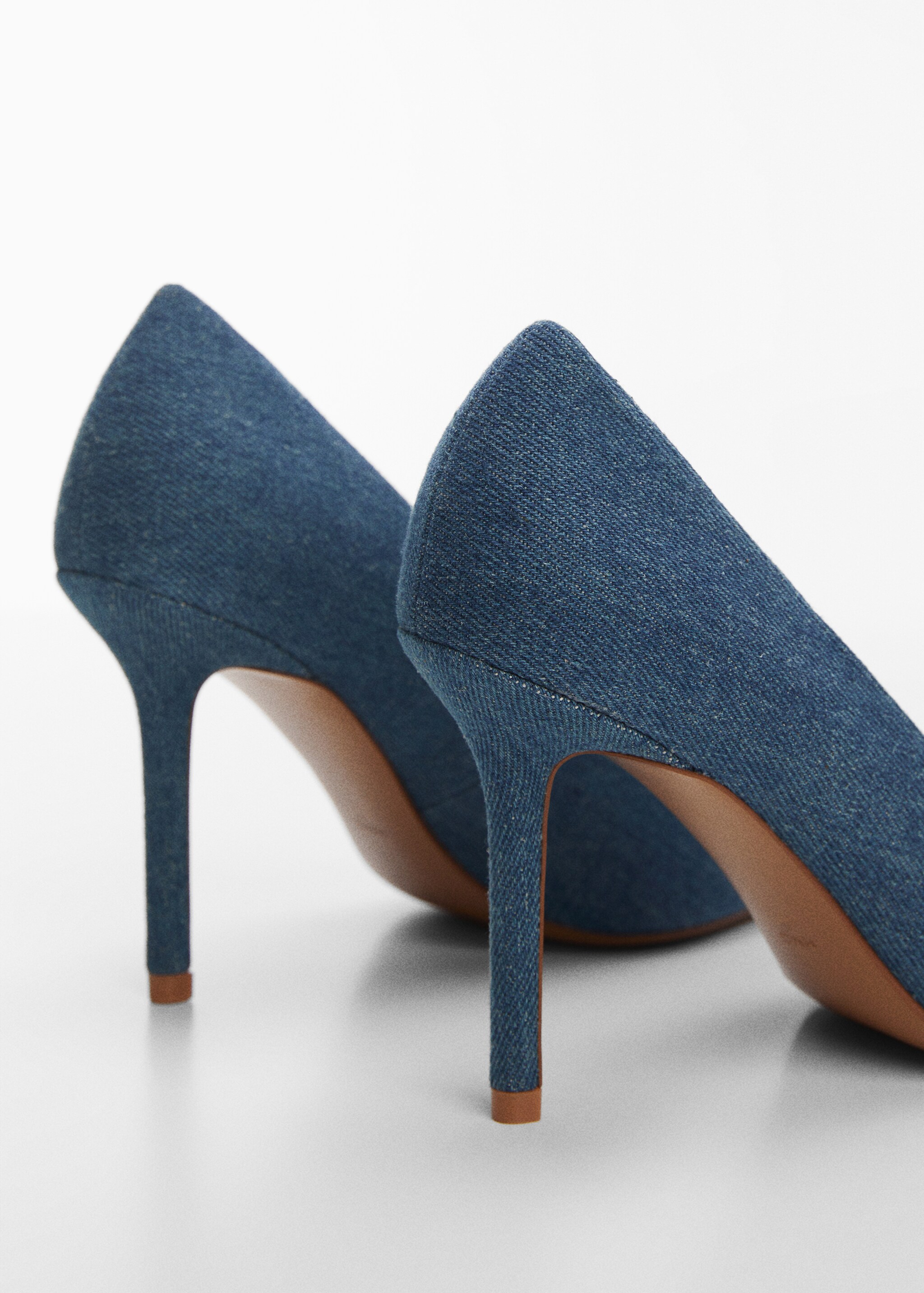 Denim shoes with rhinestone detail - Details of the article 1