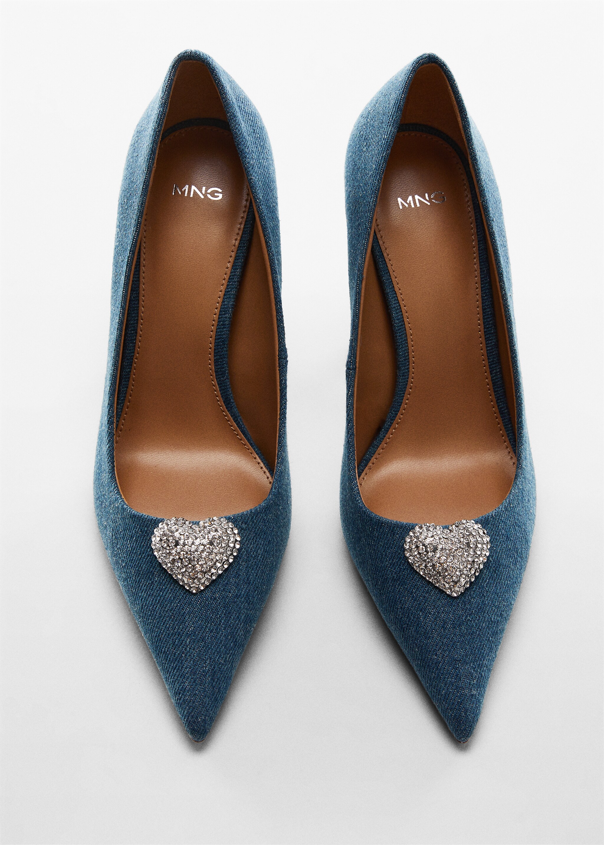 Denim shoes with rhinestone detail - Details of the article 5