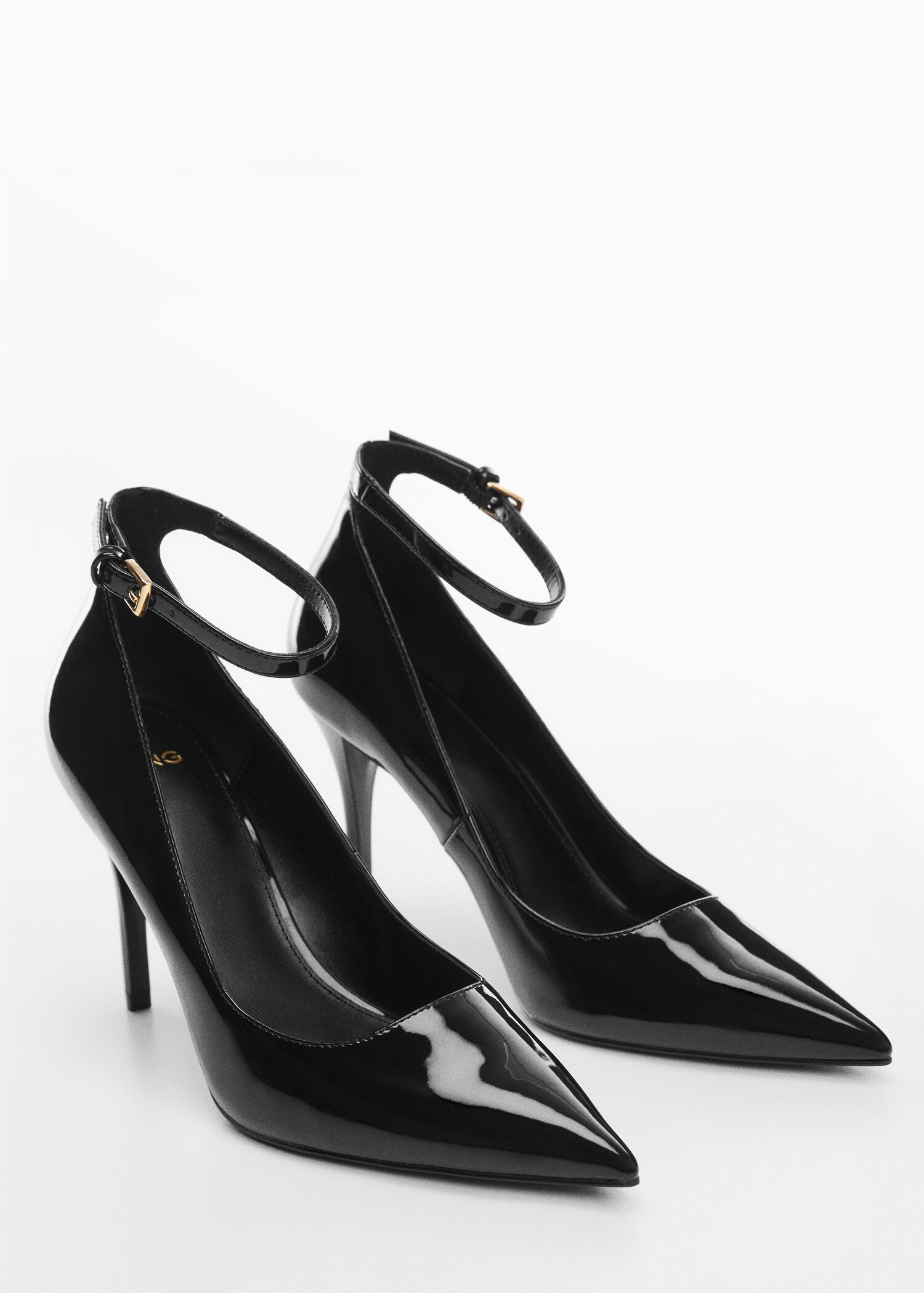 Zapato tacón efecto charol - Plano medio