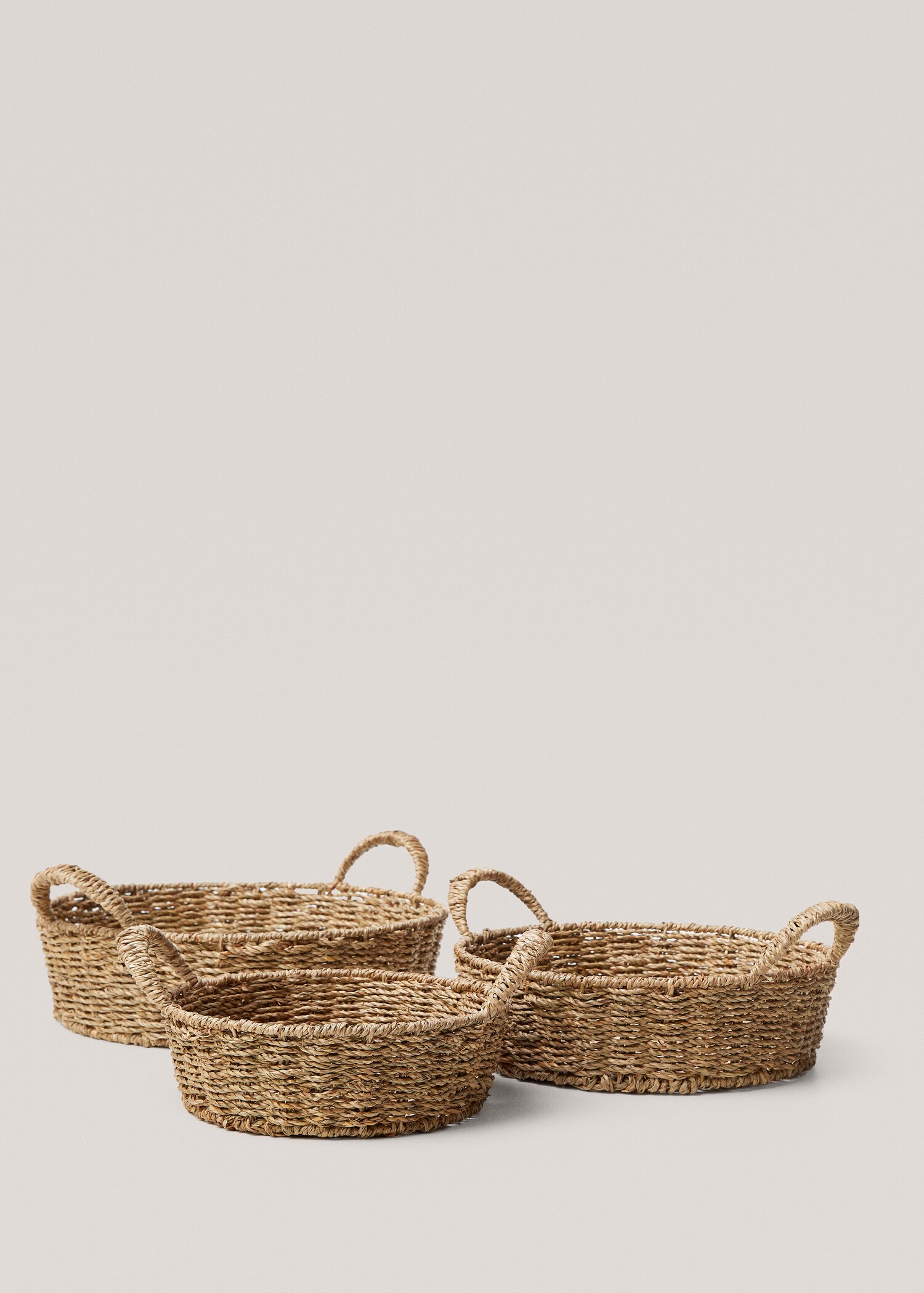 Medium round basket with handle - Details of the article 3