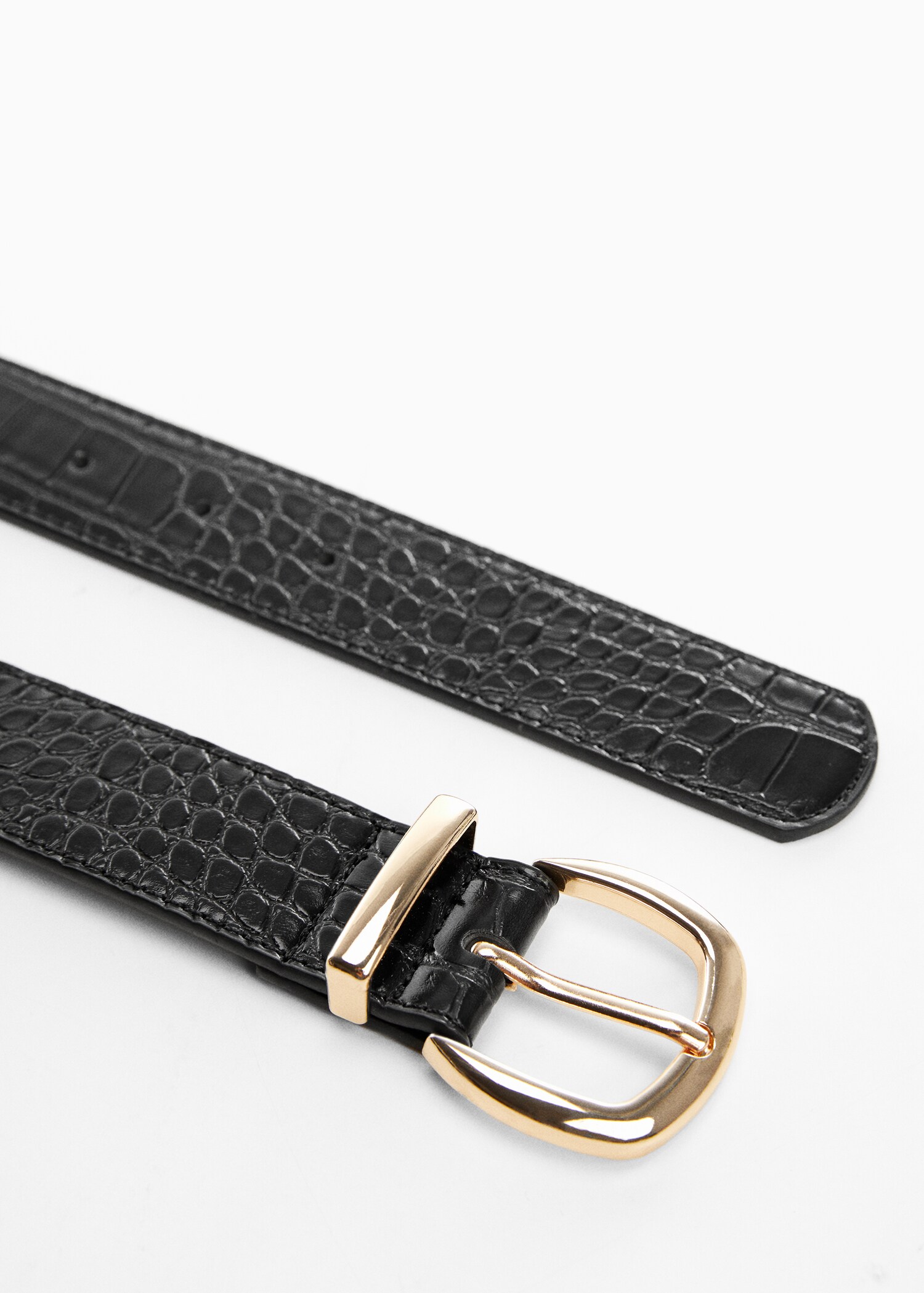 Animal print effect belt - Medium plane